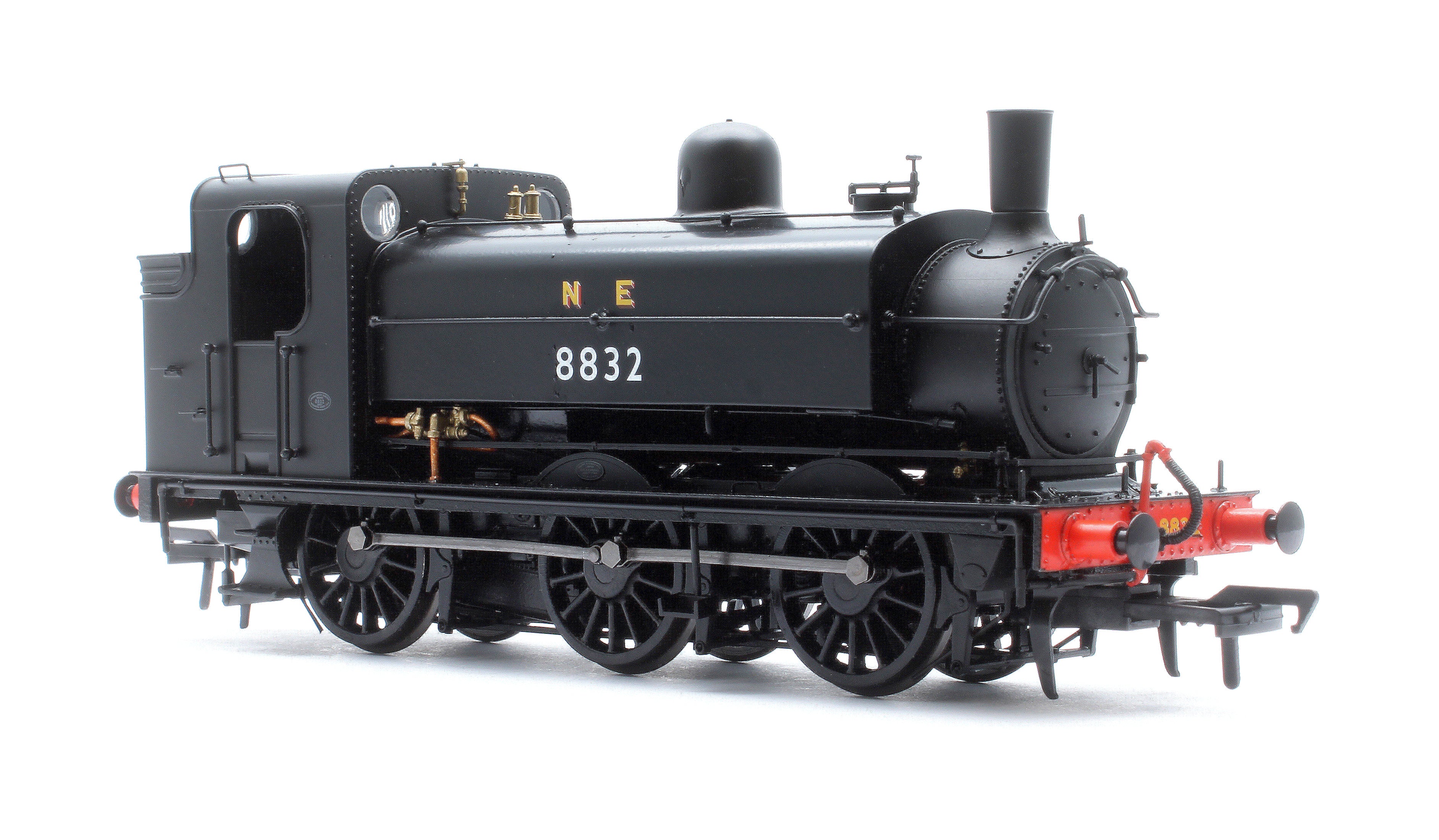 958006 LNER J52/2 No.8832 NE Plain Black Steam Tank Locomotive - Image 4