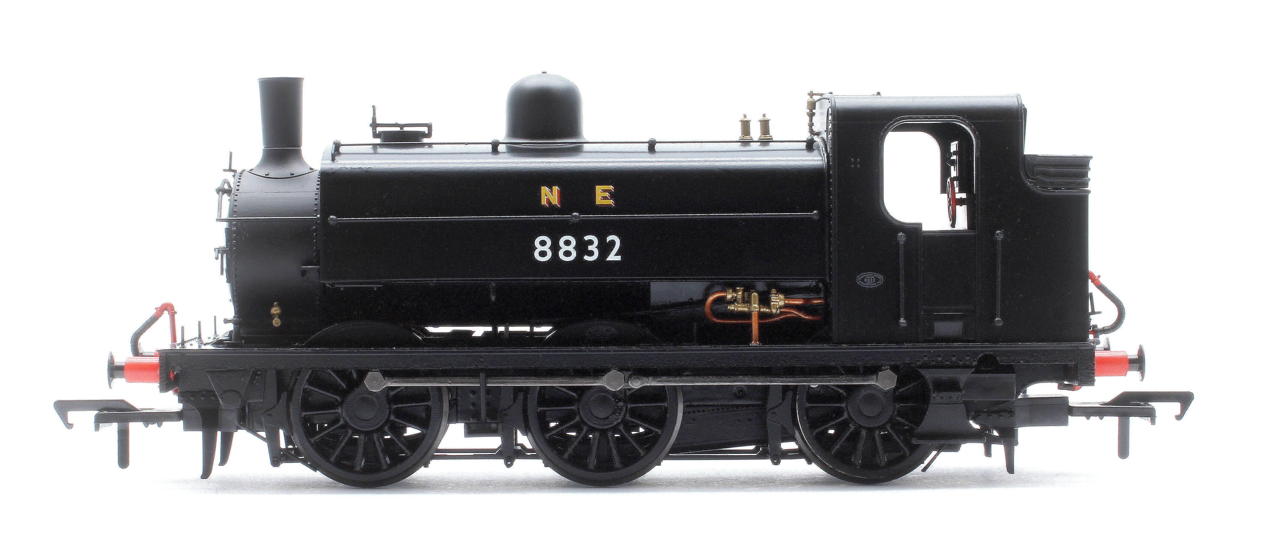 958006 LNER J52/2 No.8832 NE Plain Black Steam Tank Locomotive - Image 5