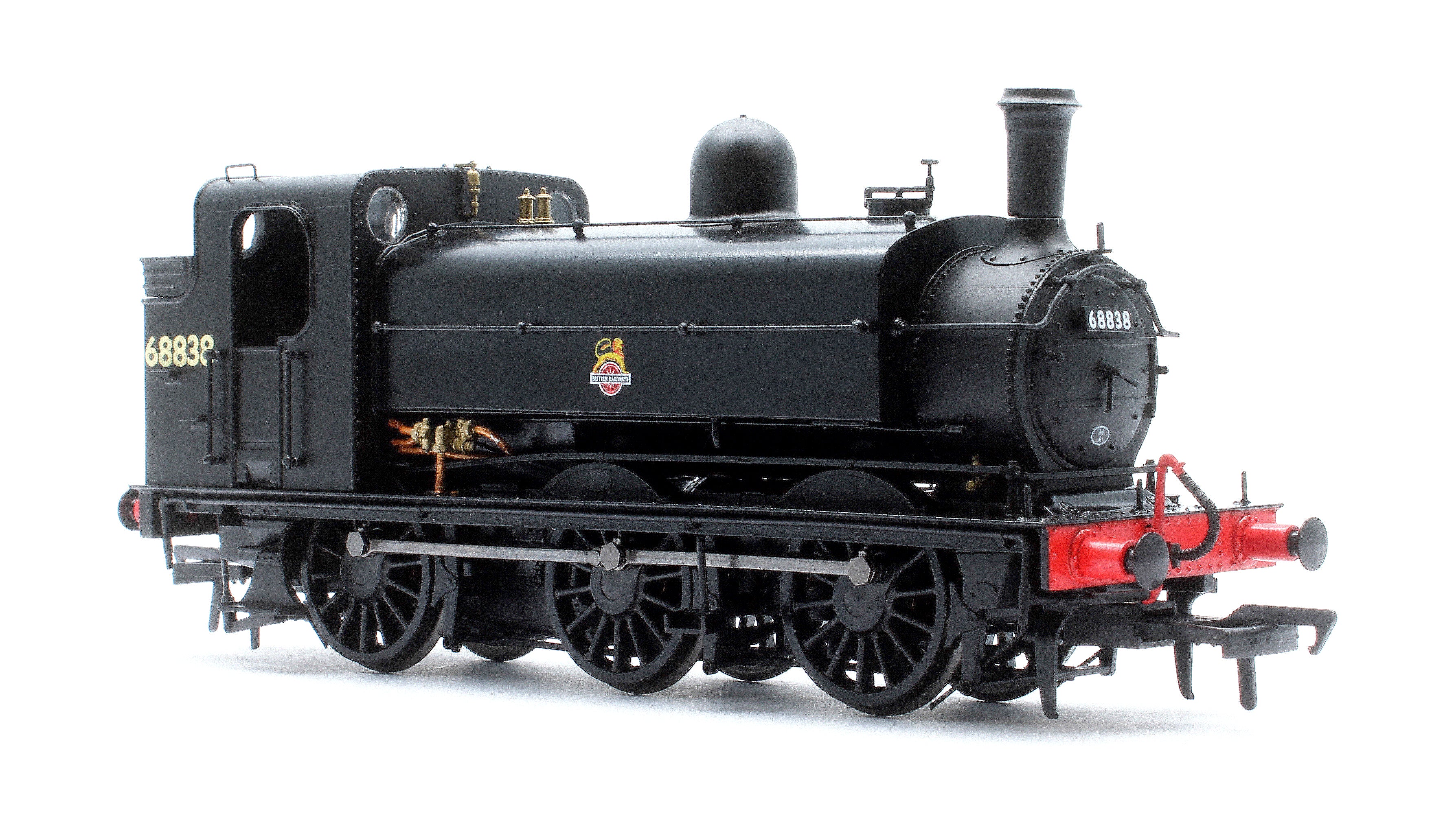 958008 LNER J52/2 No.68838 BR Unlined Black Early Crest Steam Tank Locomotive - Image 4