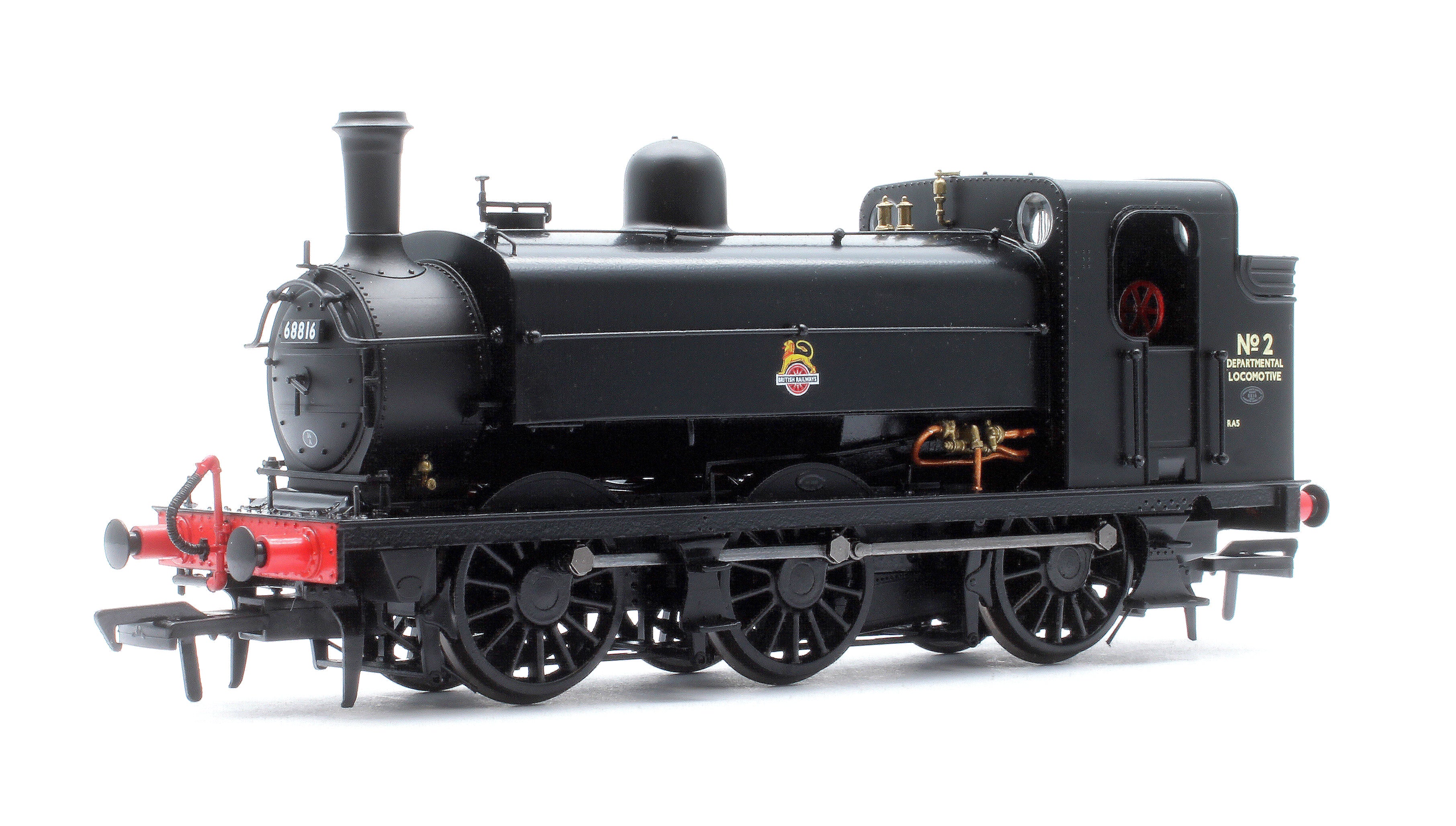 958010 LNER J52/2 No.2 BR Unlined Black Early Crest (Departmental Use) Steam Tank Locomotive