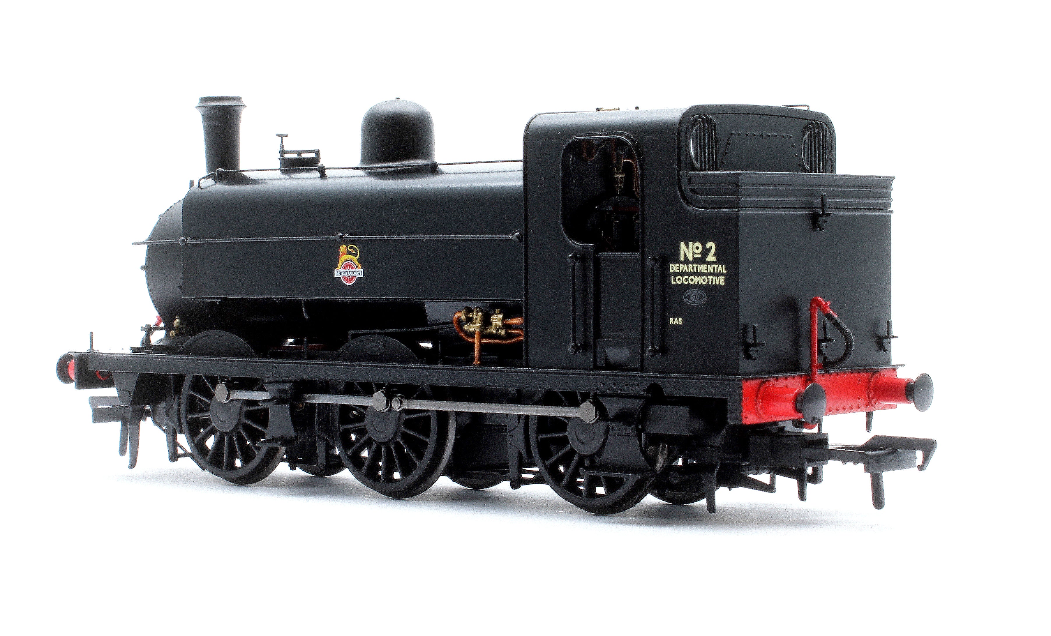 958010 LNER J52/2 No.2 BR Unlined Black Early Crest (Departmental Use) Steam Tank Locomotive - Image 2