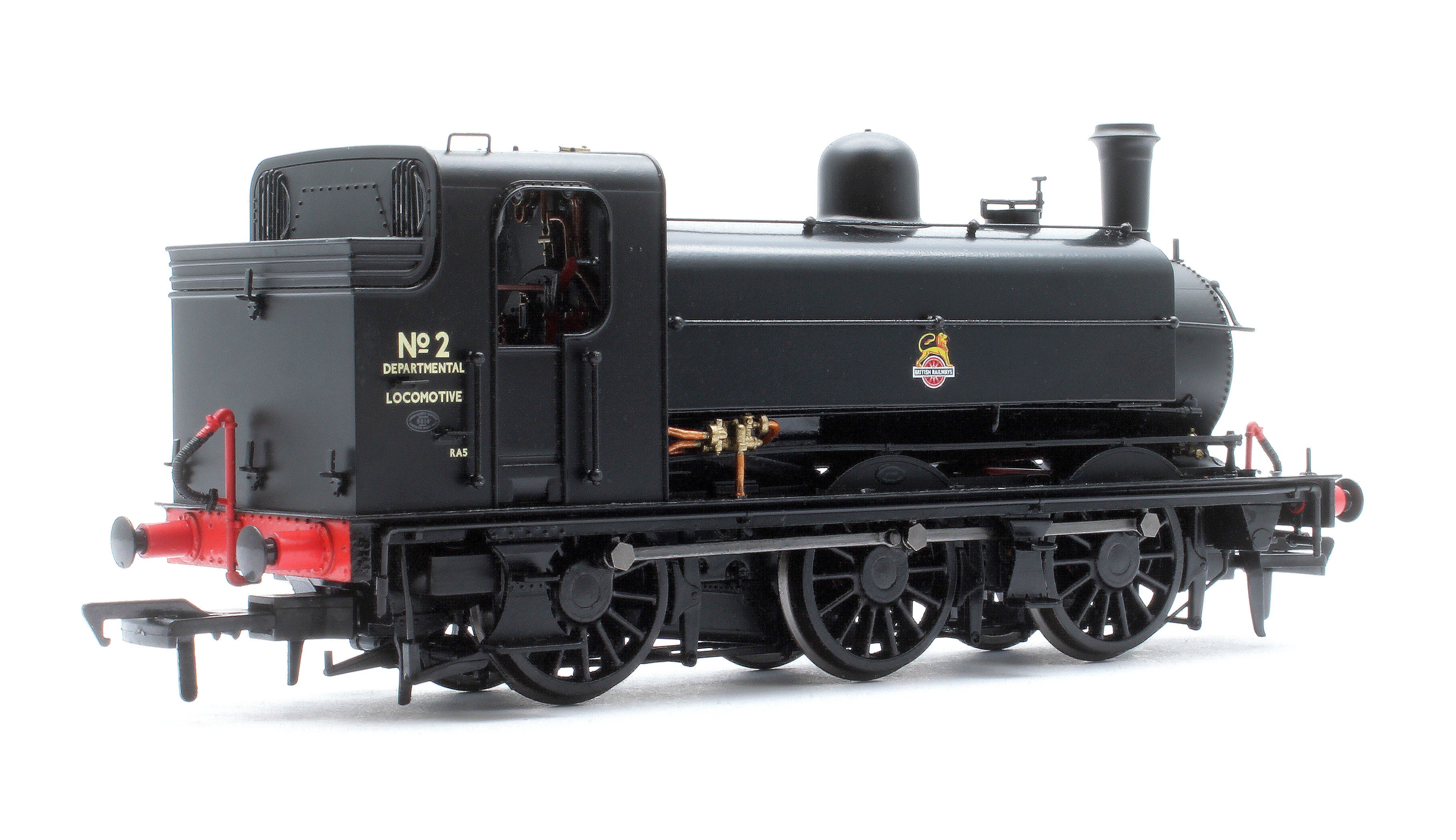 958010 LNER J52/2 No.2 BR Unlined Black Early Crest (Departmental Use) Steam Tank Locomotive - Image 3