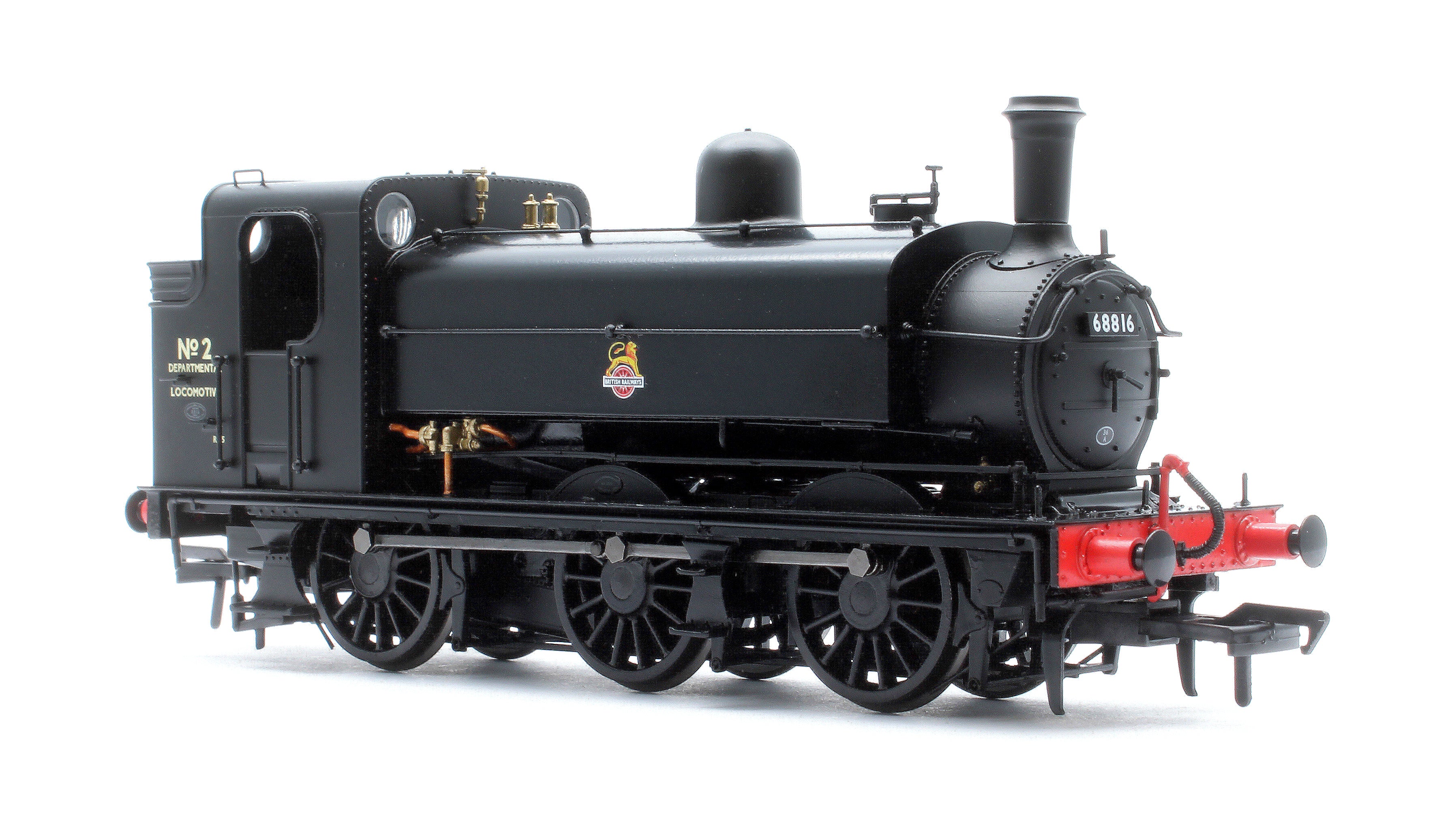958010 LNER J52/2 No.2 BR Unlined Black Early Crest (Departmental Use) Steam Tank Locomotive - Image 4