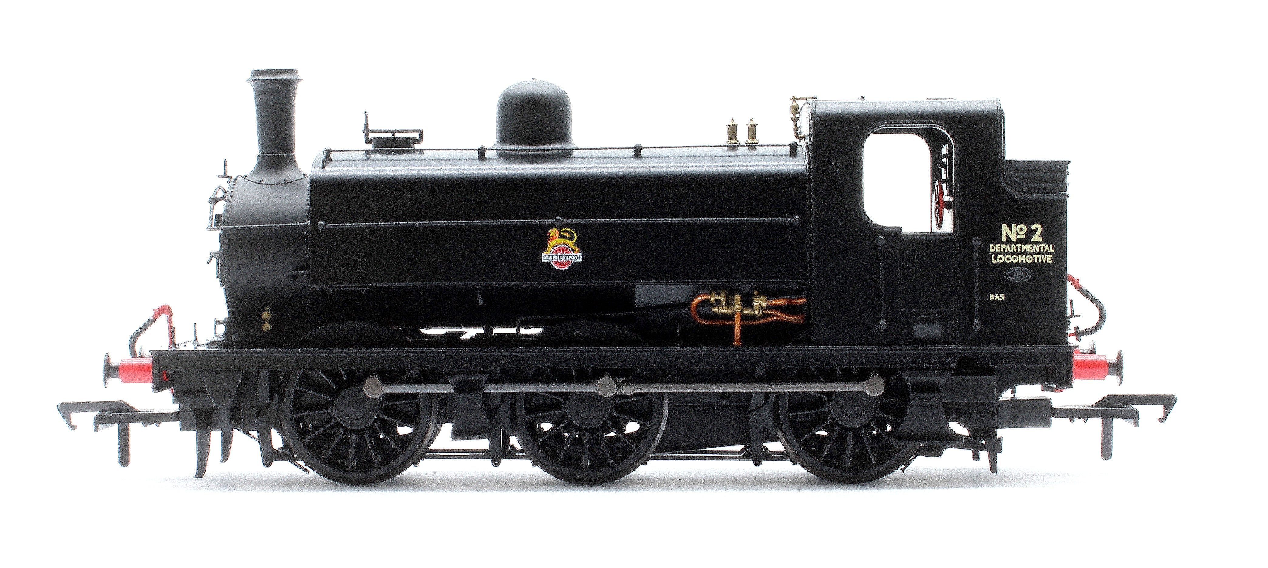 958010 LNER J52/2 No.2 BR Unlined Black Early Crest (Departmental Use) Steam Tank Locomotive - Image 5