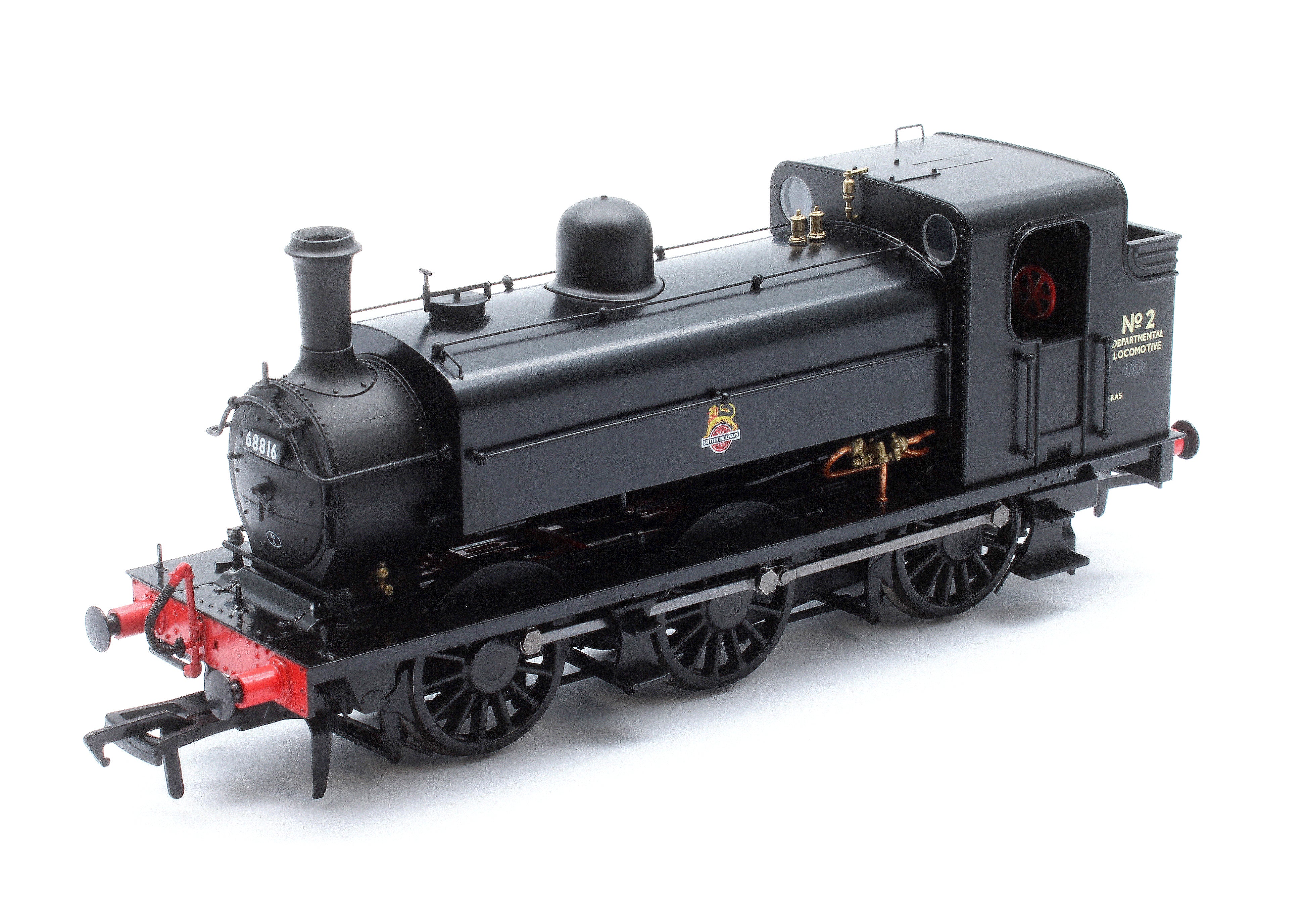 958010 LNER J52/2 No.2 BR Unlined Black Early Crest (Departmental Use) Steam Tank Locomotive - Image 7