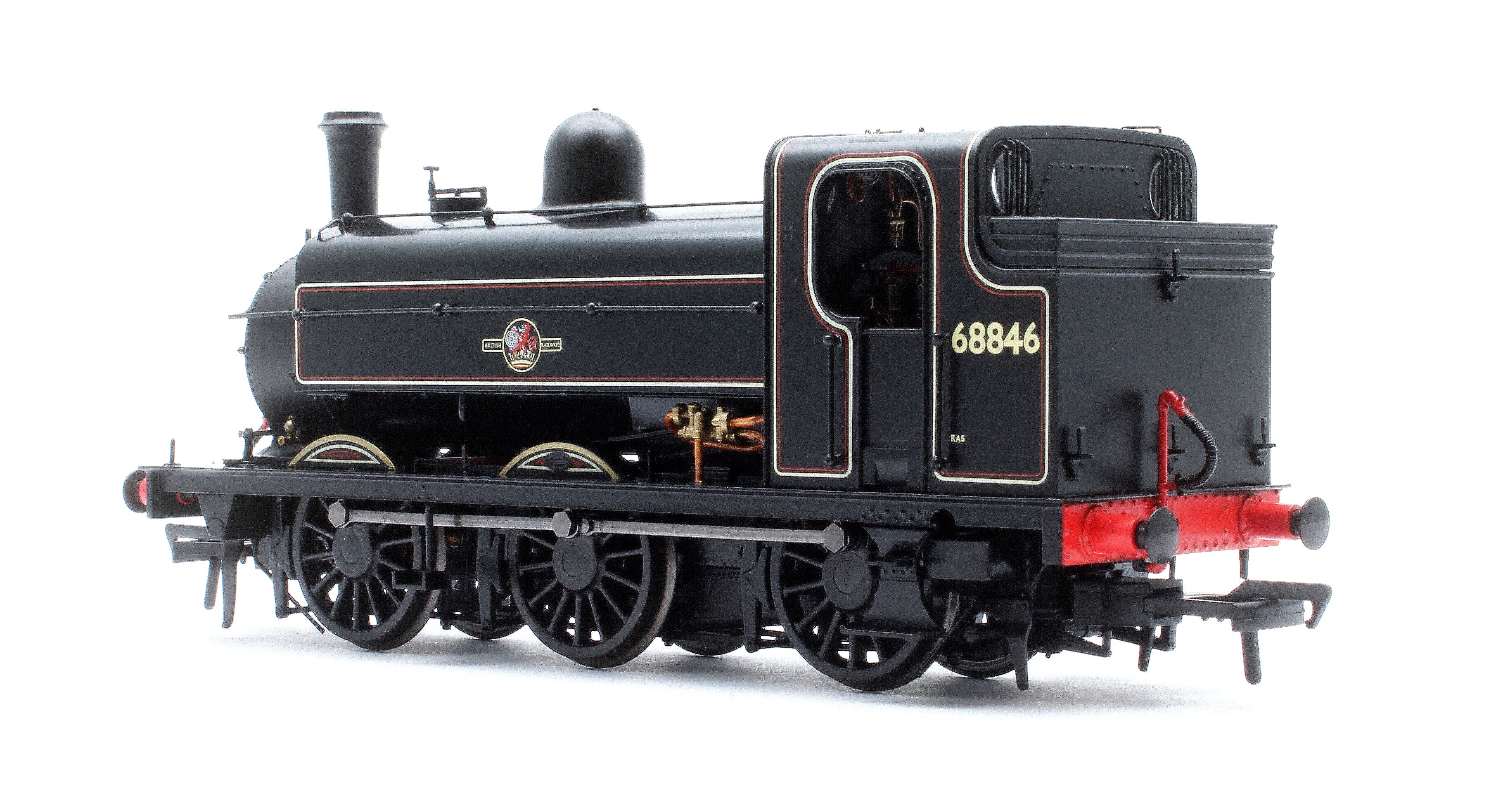 958011 LNER J52/2 No.68846 BR Lined Black Late Crest Steam Tank Locomotive - Image 2