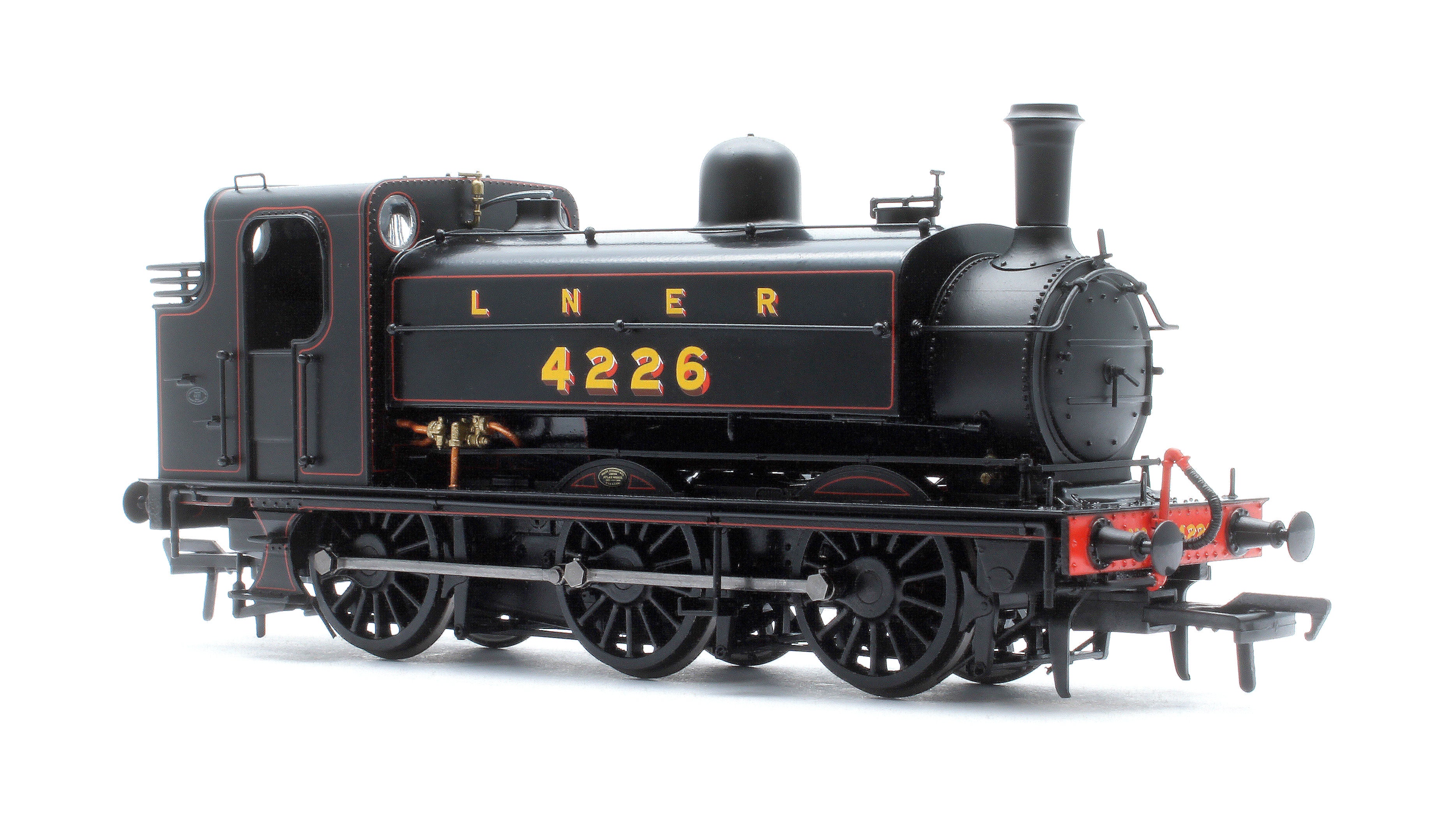 958504 LNER J52/2 No.4226 LNER Black with Red Lining Steam Tank Locomotive - DCC Sound - Image 3