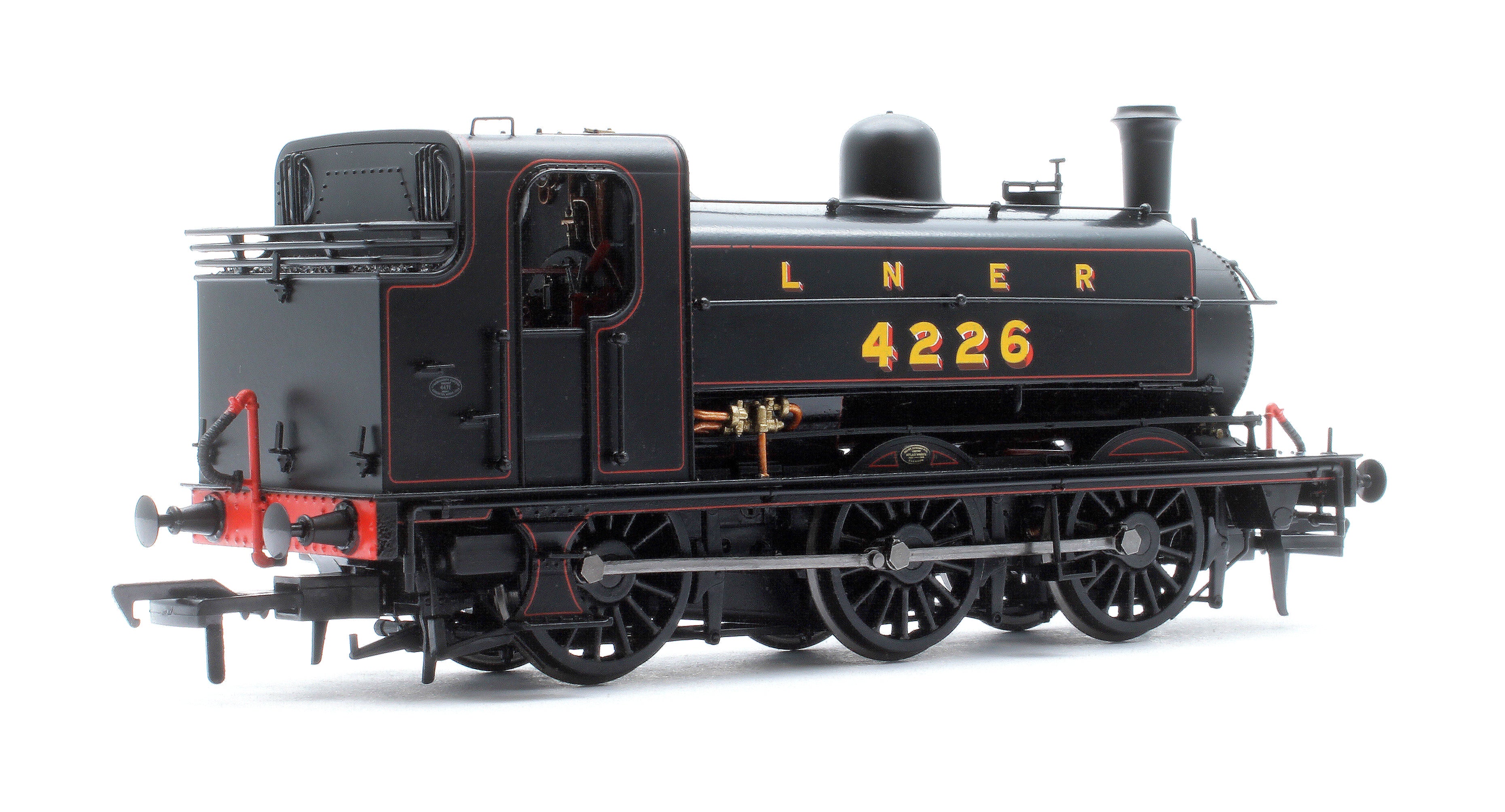 958504 LNER J52/2 No.4226 LNER Black with Red Lining Steam Tank Locomotive - DCC Sound - Image 4