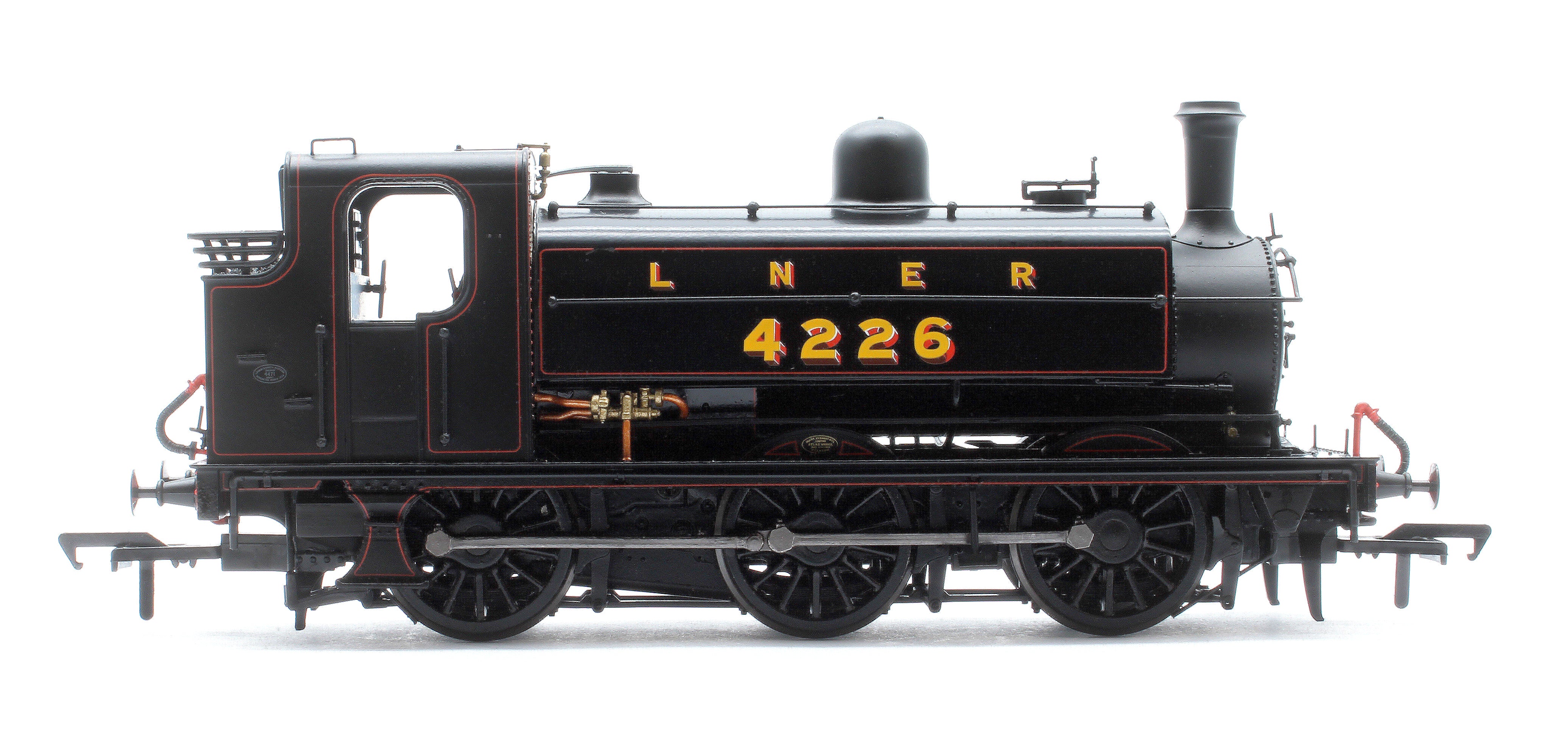 958504 LNER J52/2 No.4226 LNER Black with Red Lining Steam Tank Locomotive - DCC Sound - Image 5