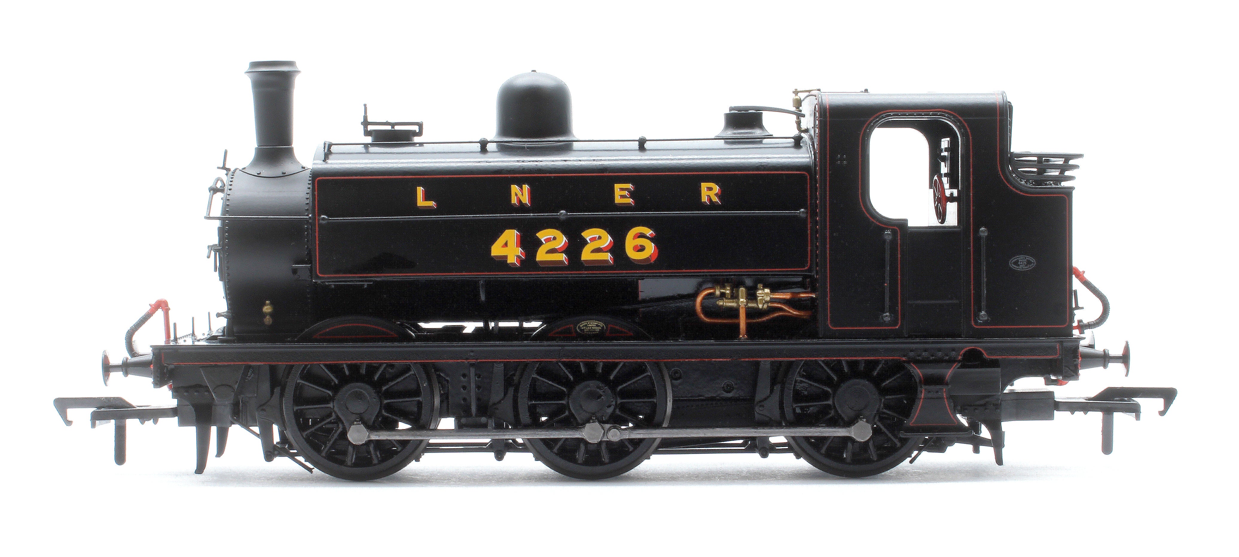 958504 LNER J52/2 No.4226 LNER Black with Red Lining Steam Tank Locomotive - DCC Sound - Image 6