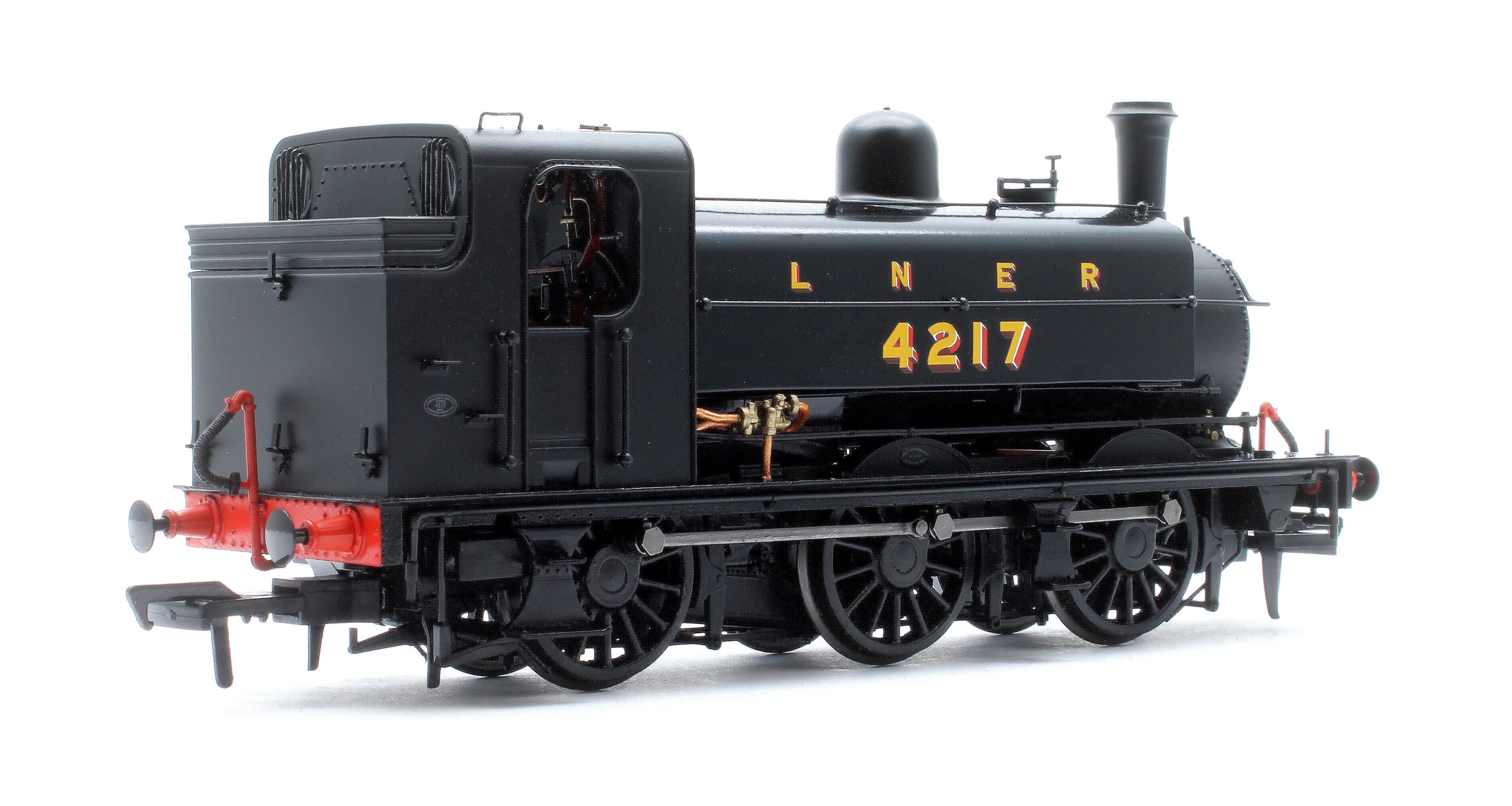 958505 LNER J52/2 No.4217 LNER Plain Black with Shaded Lettering Steam Tank Locomotive - DCC Sound - Image 3