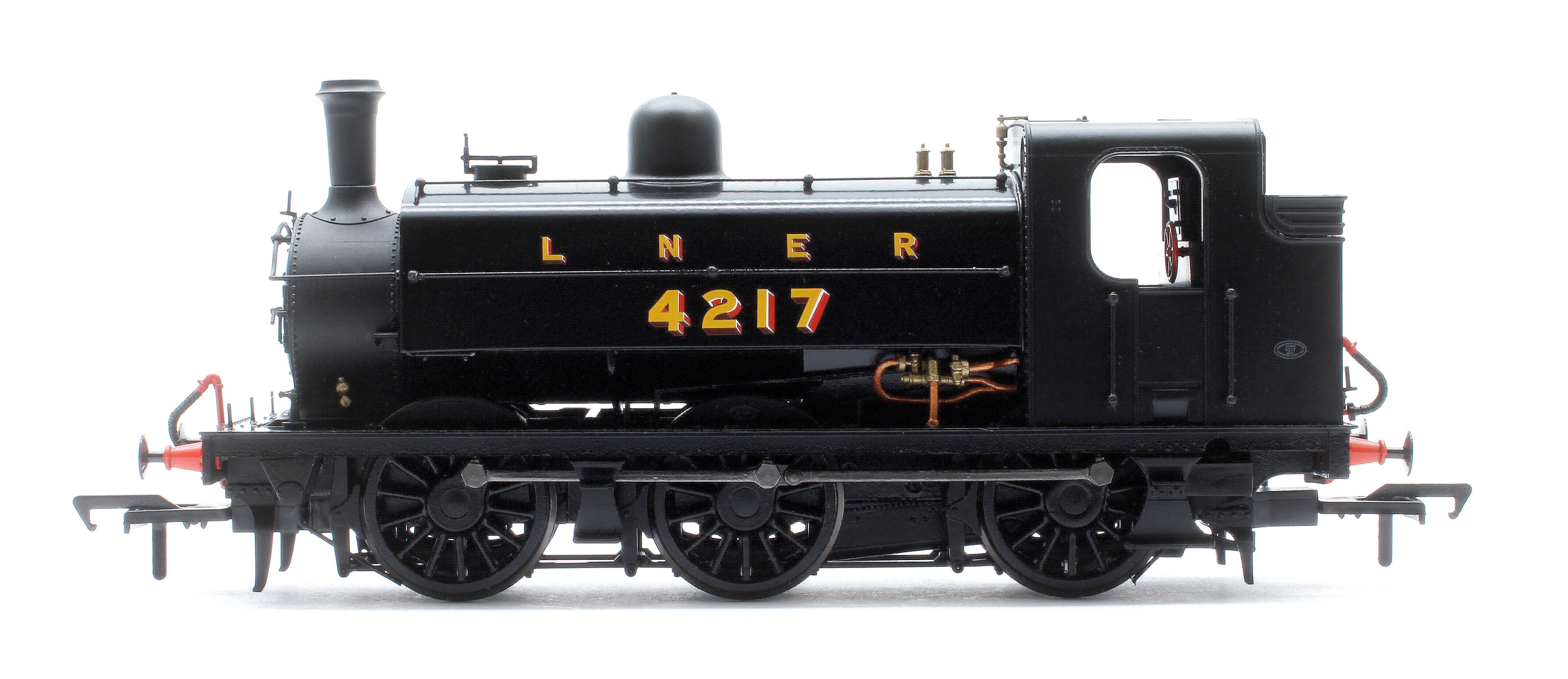 958505 LNER J52/2 No.4217 LNER Plain Black with Shaded Lettering Steam Tank Locomotive - DCC Sound - Image 5