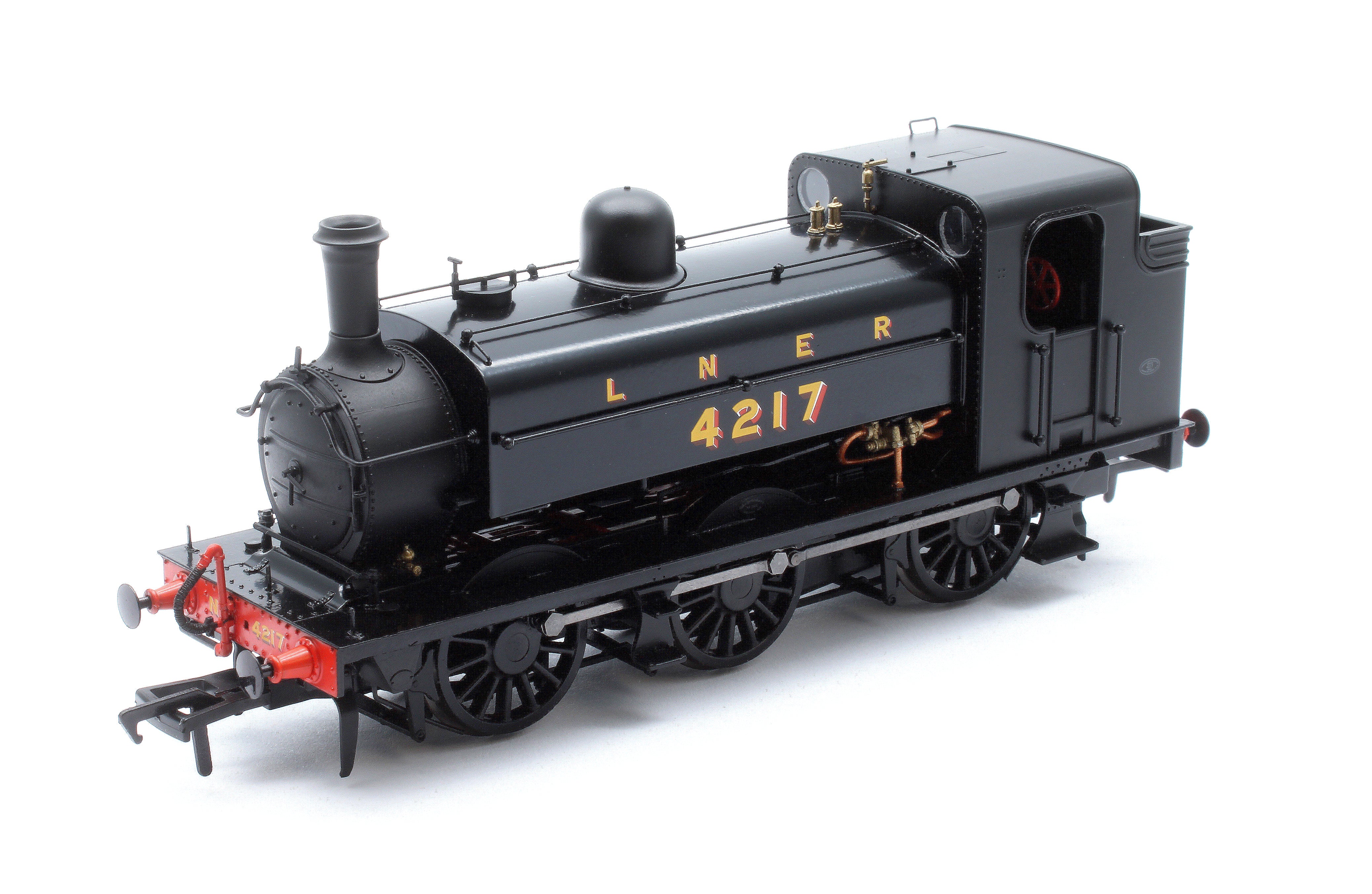 958505 LNER J52/2 No.4217 LNER Plain Black with Shaded Lettering Steam Tank Locomotive - DCC Sound - Image 7