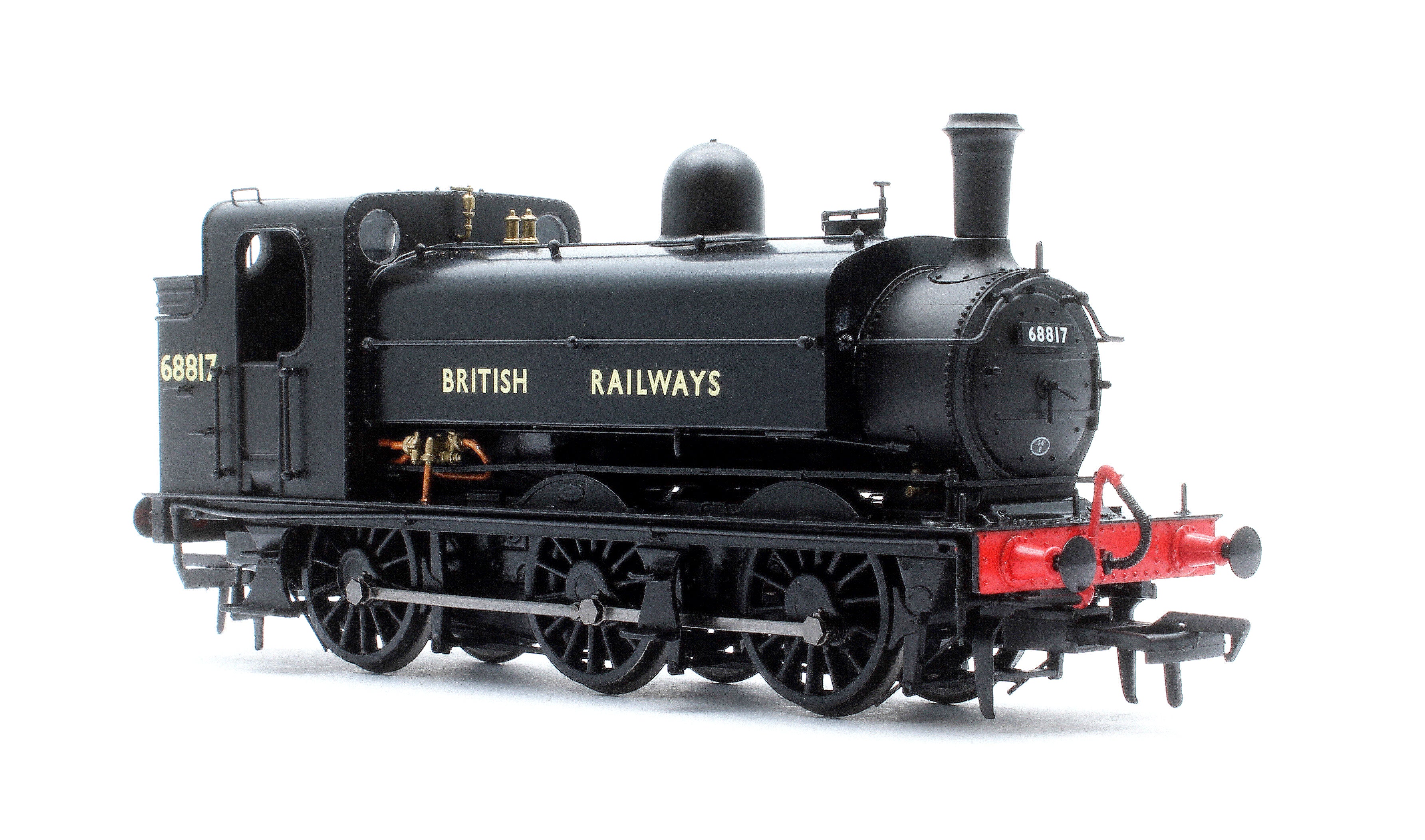 958507 LNER J52/2 No.68817 British Railways Lettering Steam Tank Locomotive - DCC Sound - Image 4