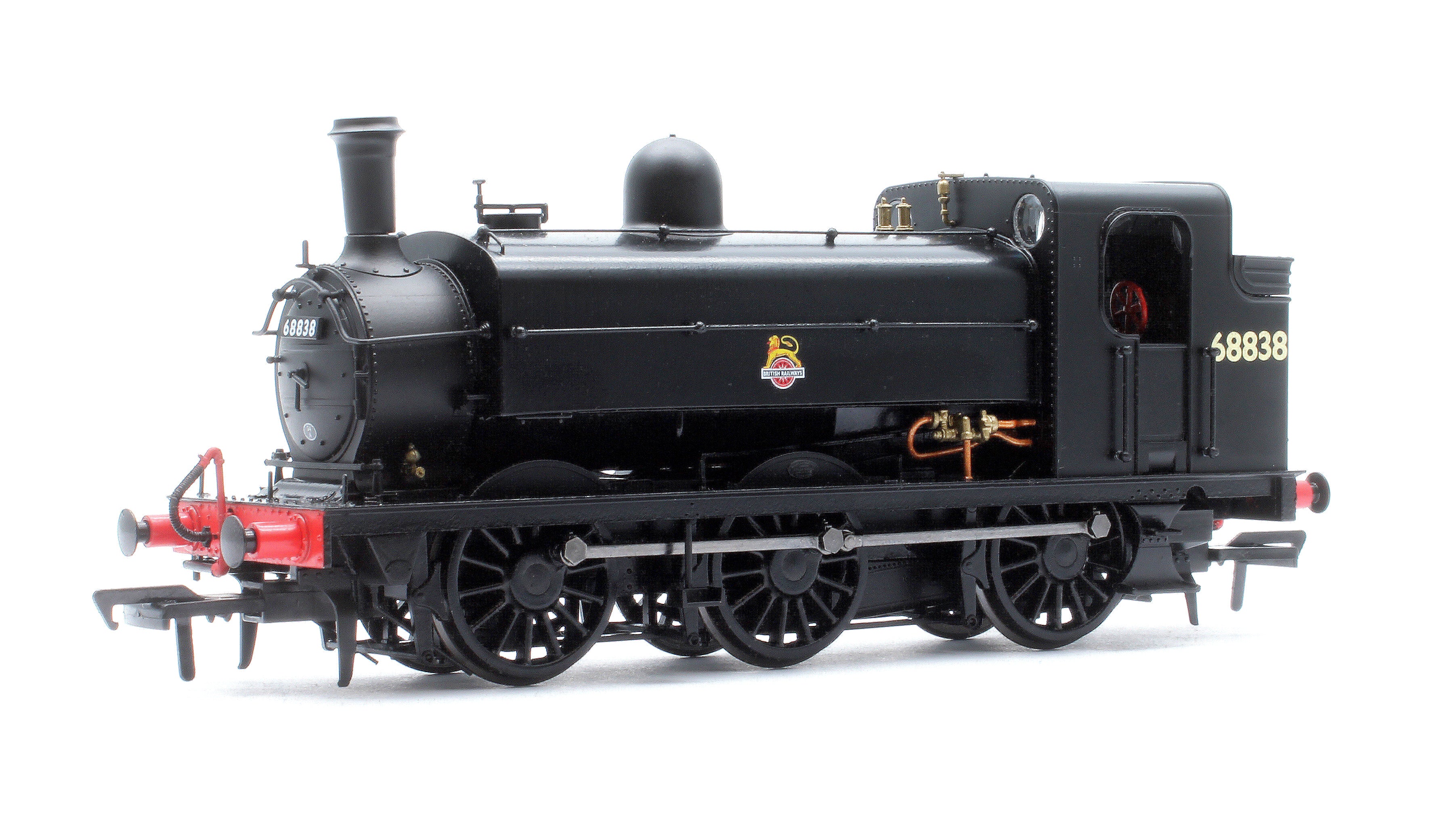 958508 LNER J52/2 No.68838 BR Unlined Black Early Crest Steam Tank Locomotive - DCC Sound