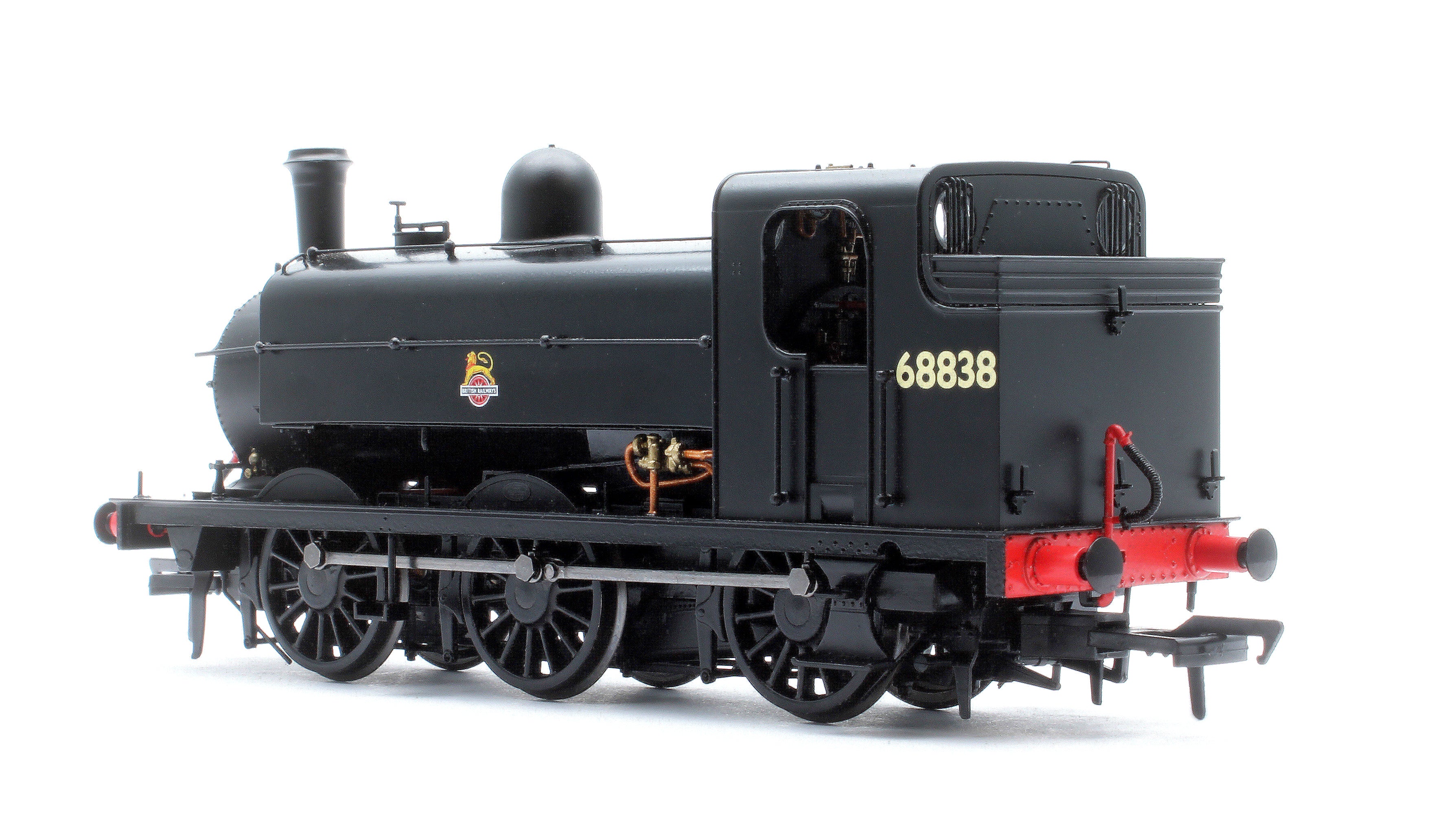 958508 LNER J52/2 No.68838 BR Unlined Black Early Crest Steam Tank Locomotive - DCC Sound - Image 2
