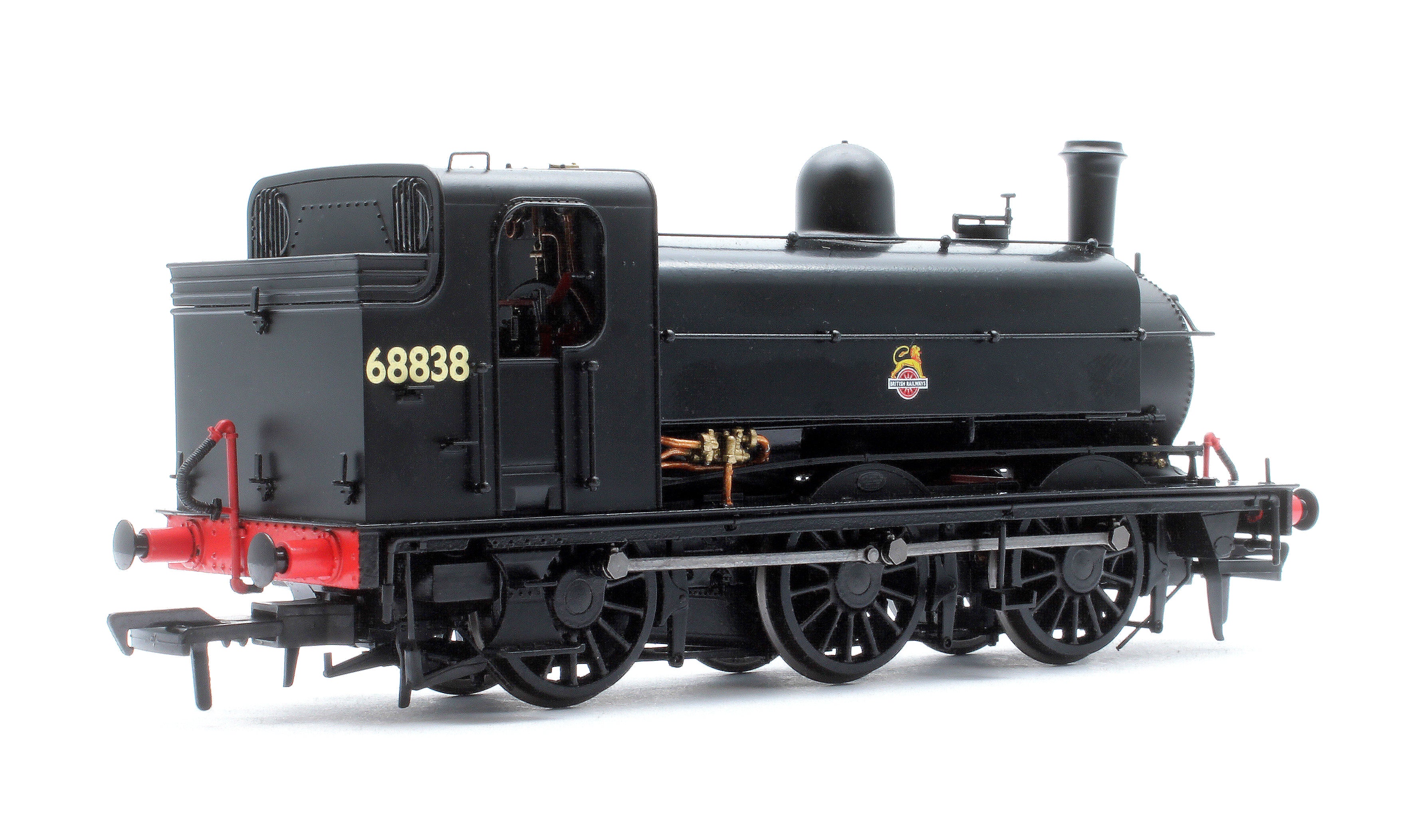 958508 LNER J52/2 No.68838 BR Unlined Black Early Crest Steam Tank Locomotive - DCC Sound - Image 3