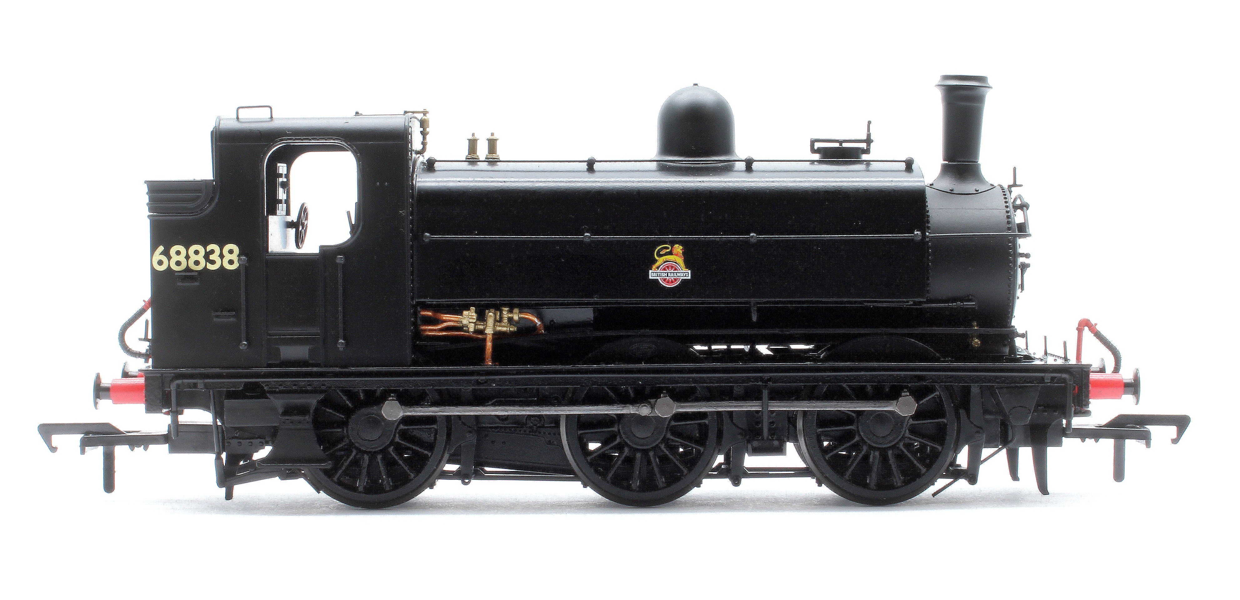 958508 LNER J52/2 No.68838 BR Unlined Black Early Crest Steam Tank Locomotive - DCC Sound - Image 6