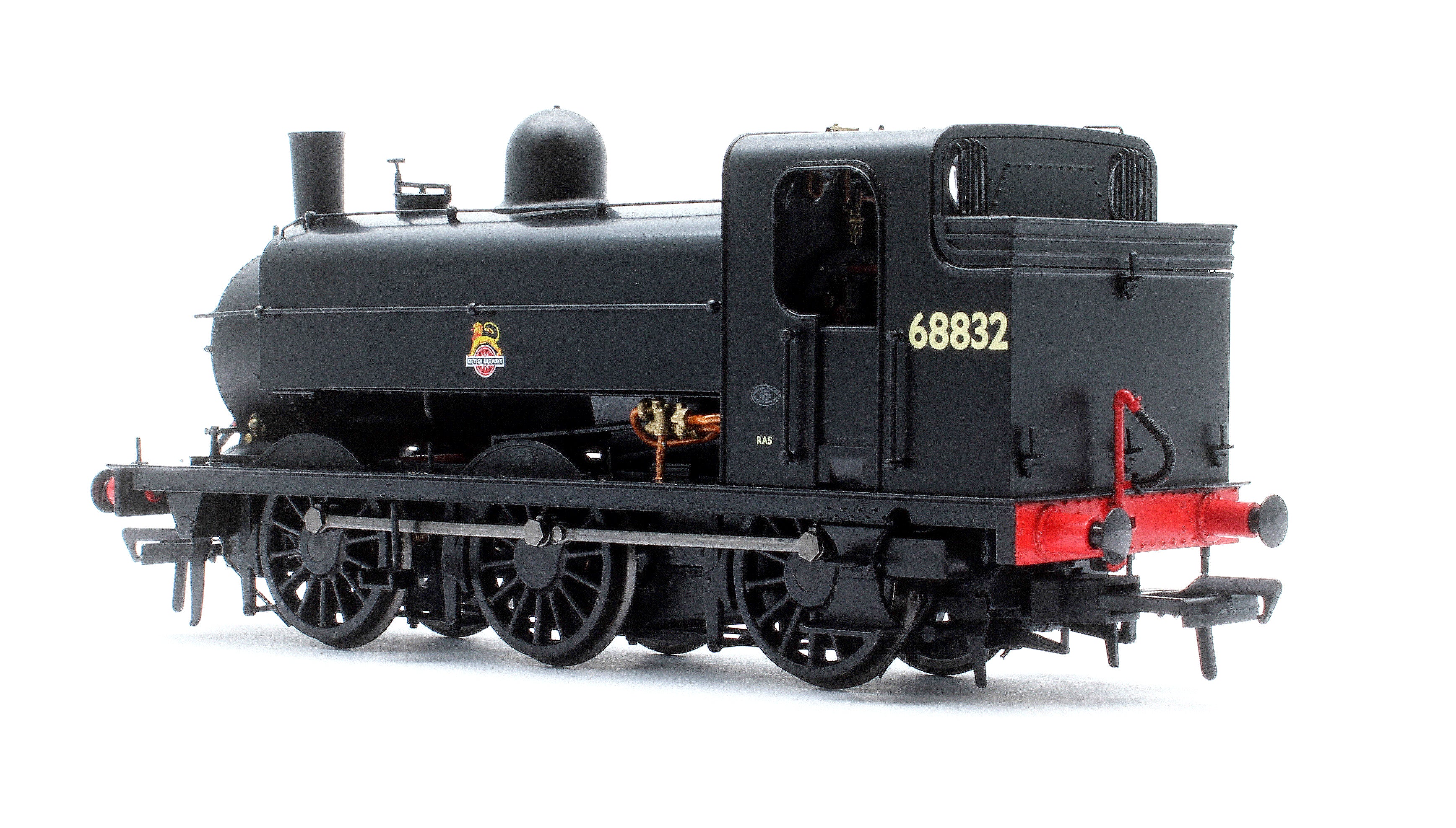 958509 LNER J52/2 No.68832 BR Unlined Black Early Crest Steam Tank Locomotive - DCC Sound - Image 2