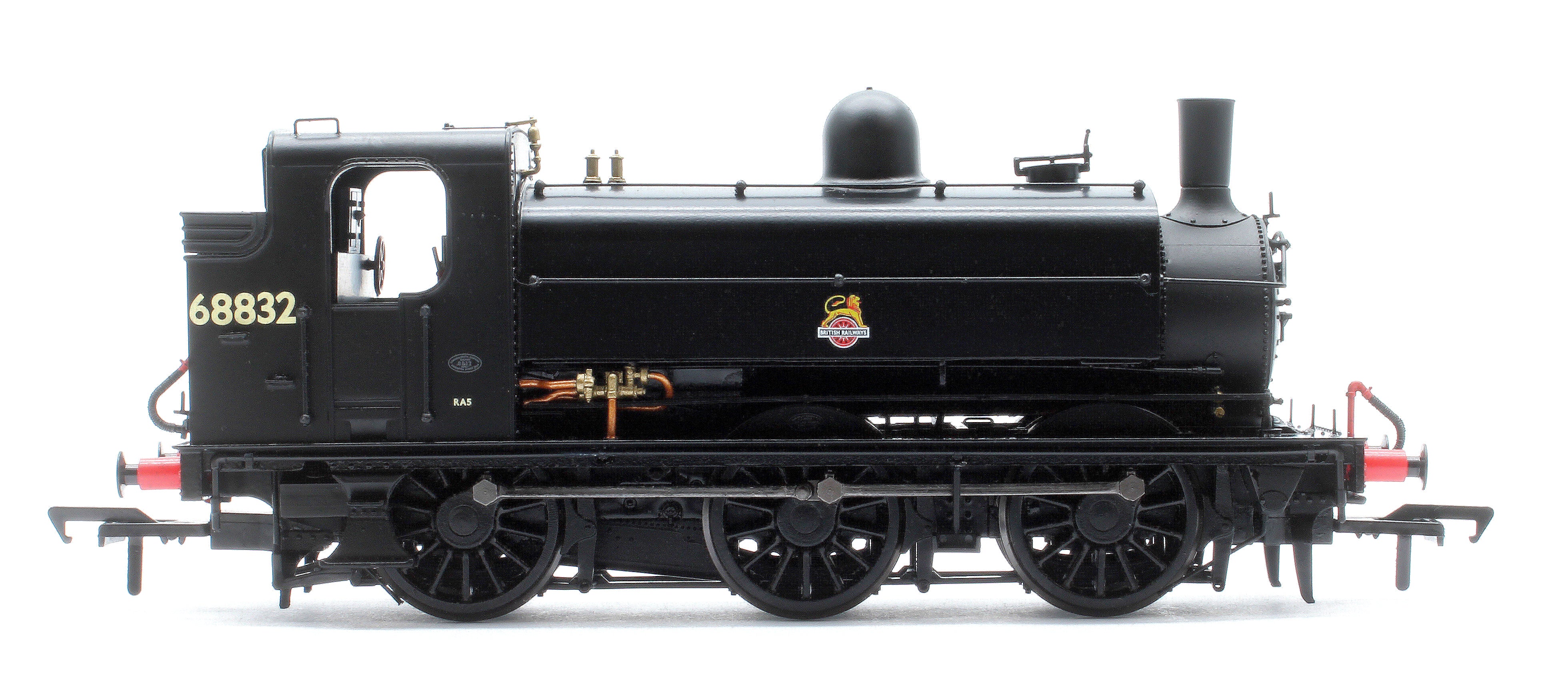 958509 LNER J52/2 No.68832 BR Unlined Black Early Crest Steam Tank Locomotive - DCC Sound - Image 6