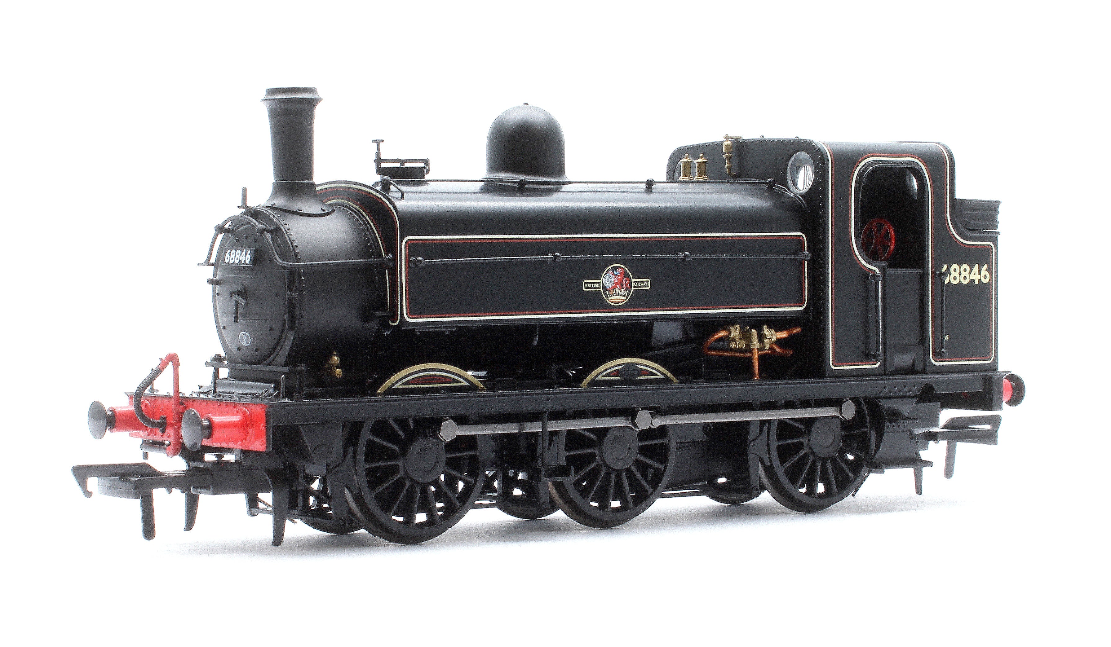 958511 LNER J52/2 No.68846 BR Lined Black Late Crest Steam Tank Locomotive - DCC Sound
