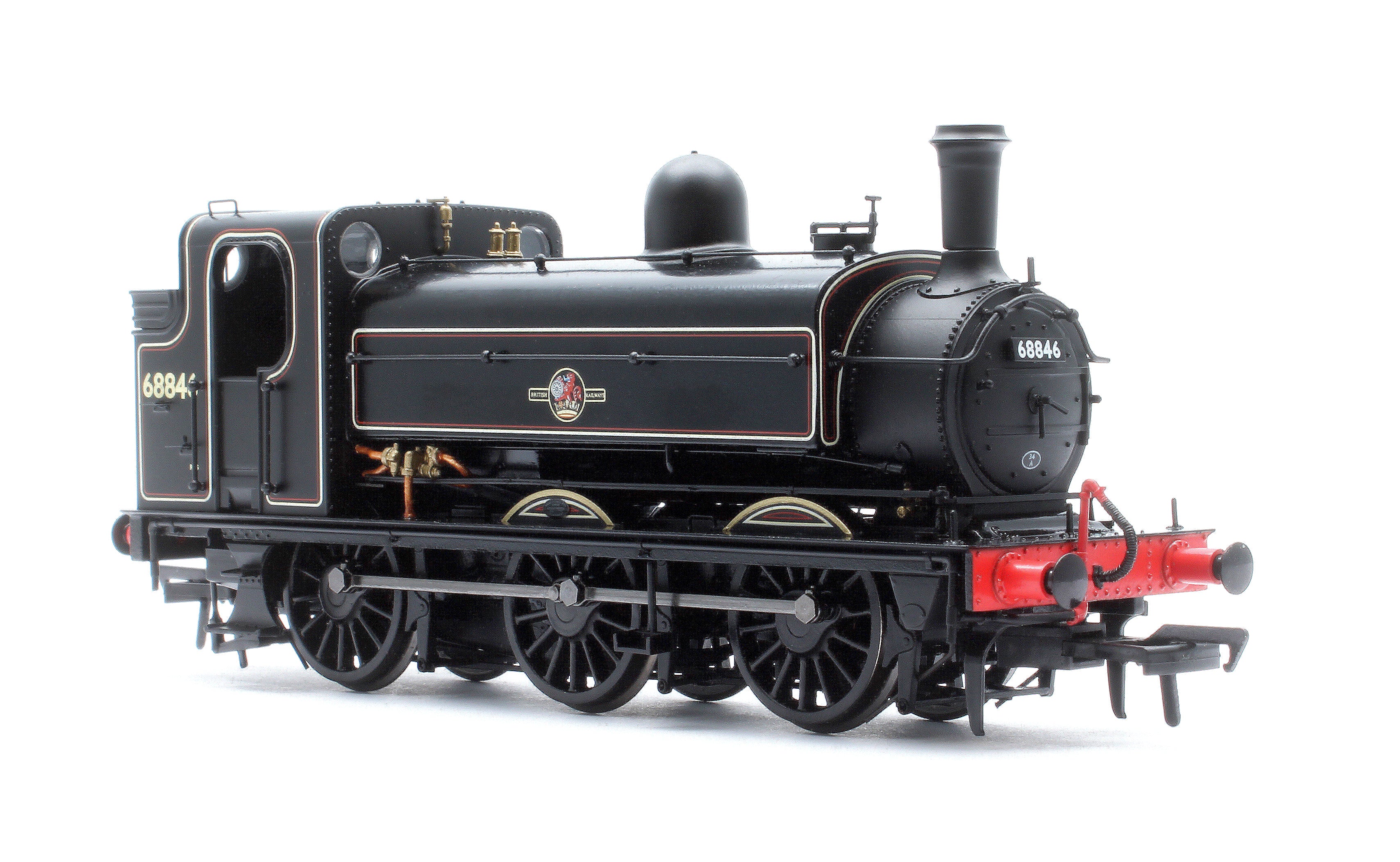 958511 LNER J52/2 No.68846 BR Lined Black Late Crest Steam Tank Locomotive - DCC Sound - Image 3