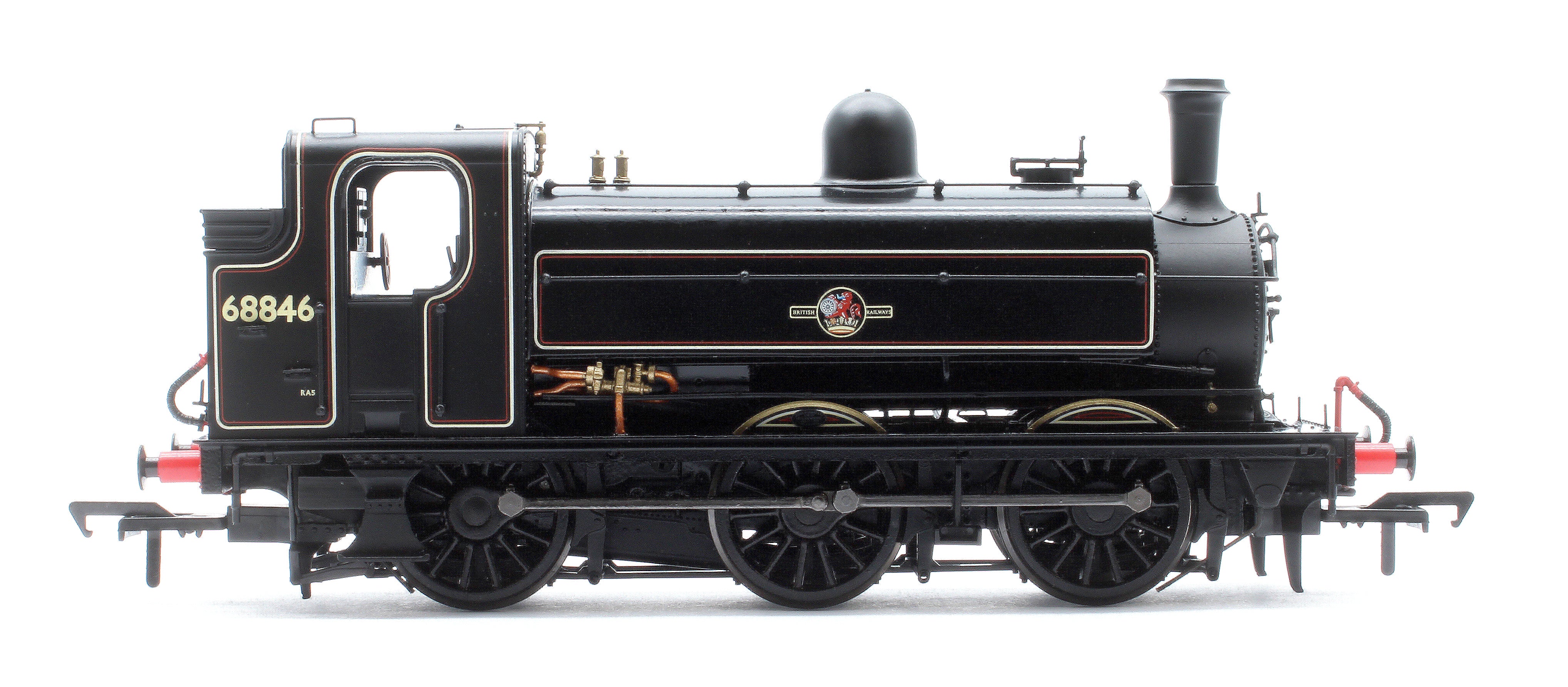 958511 LNER J52/2 No.68846 BR Lined Black Late Crest Steam Tank Locomotive - DCC Sound - Image 5