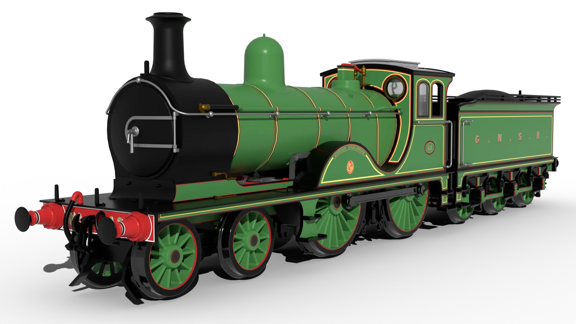959012 LNER D40 Class 4-4-0 No.49 'Gordon Highlander' - GNoSR Green Railtour Condition Steam Locomotive