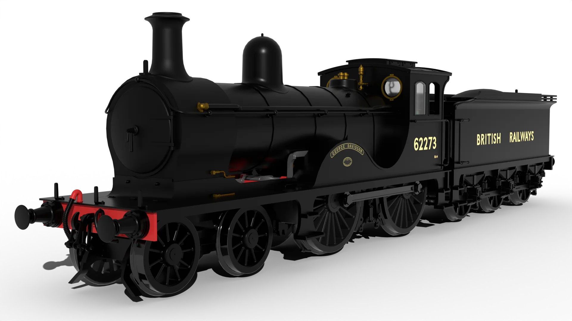 959009 LNER D40 Class 4-4-0 No.62273 'George Davidson' - British Railways Unlined Black Steam Locomotive
