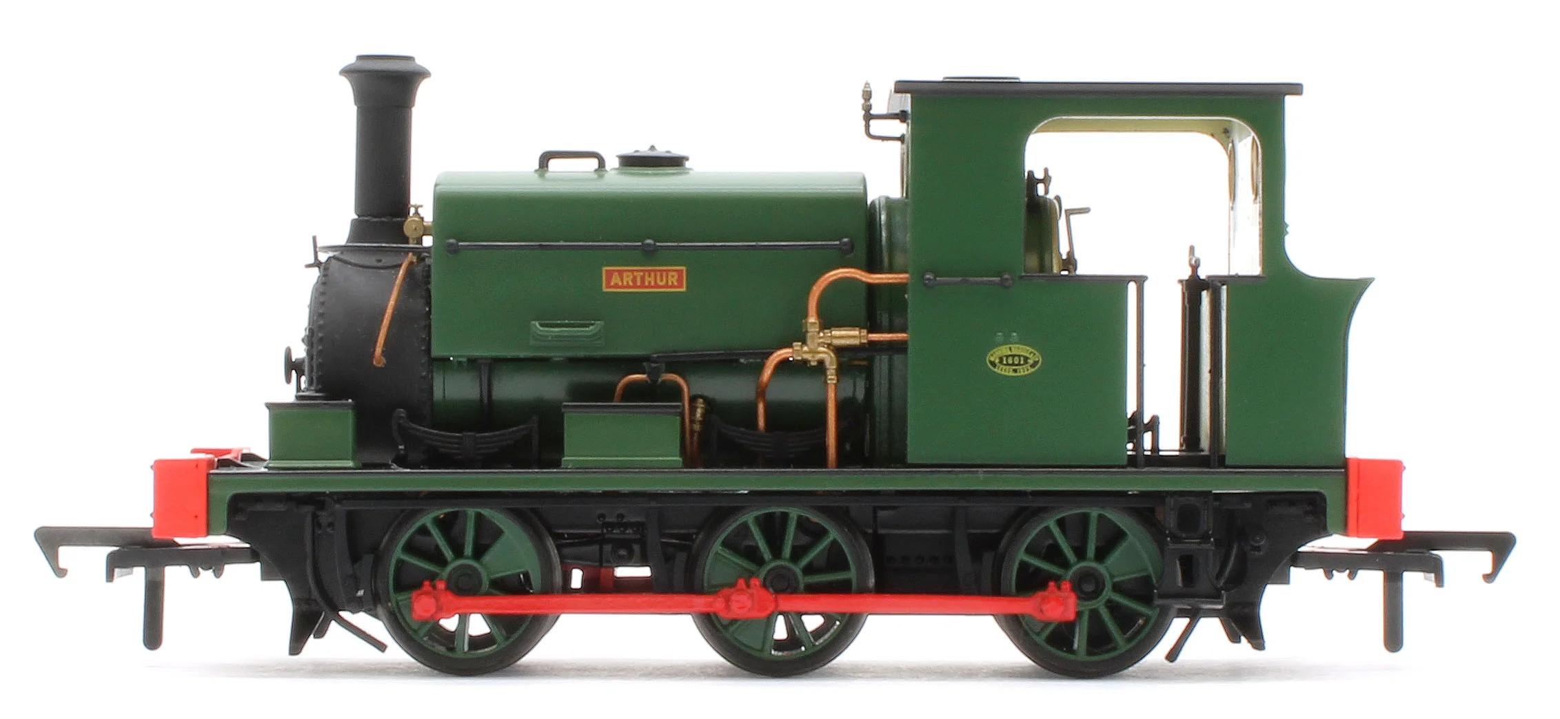 960002 Manning Wardle L Class 'Arthur' in Plain Green 0-6-0ST Steam Tank Locomotive - Image 2