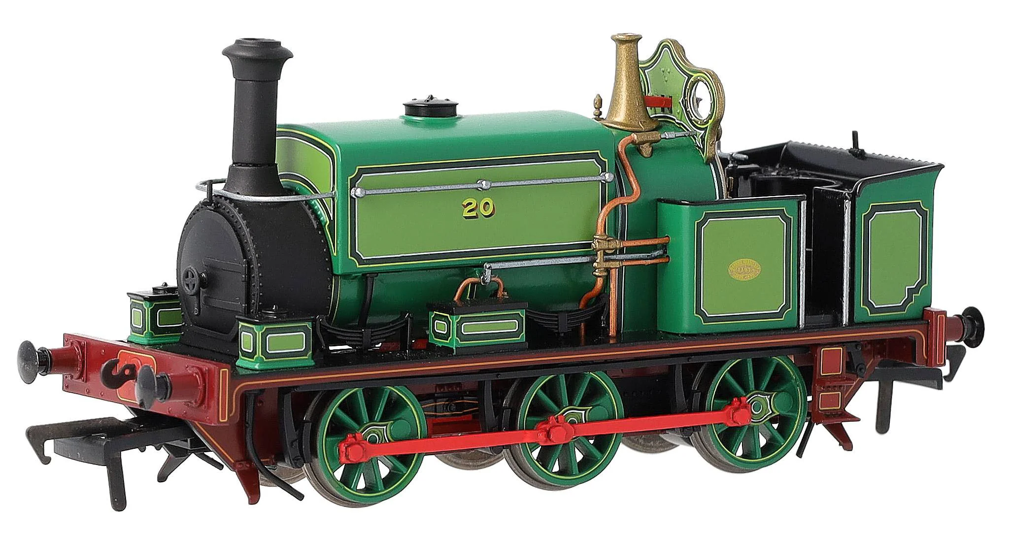 960005 Manning Wardle L Class 'Logan and Hemmingway' No.20 in Lined Green 0-6-0ST Steam Tank Locomotive