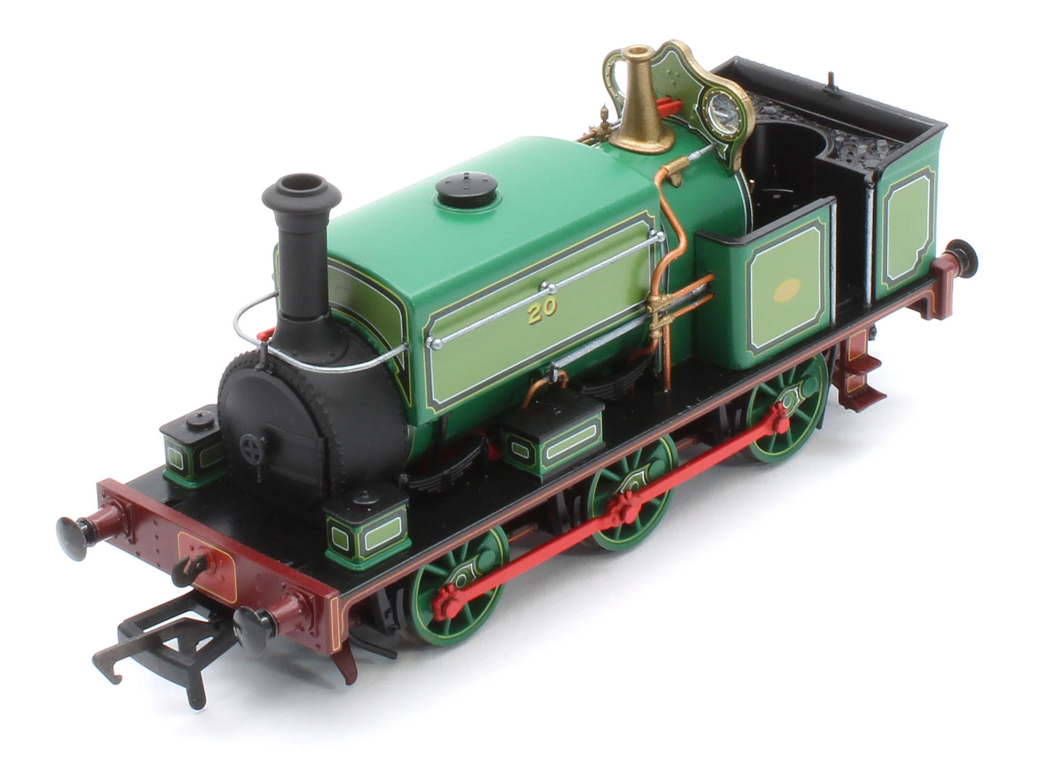 960005 Manning Wardle L Class 'Logan and Hemmingway' No.20 in Lined Green 0-6-0ST Steam Tank Locomotive - Image 11