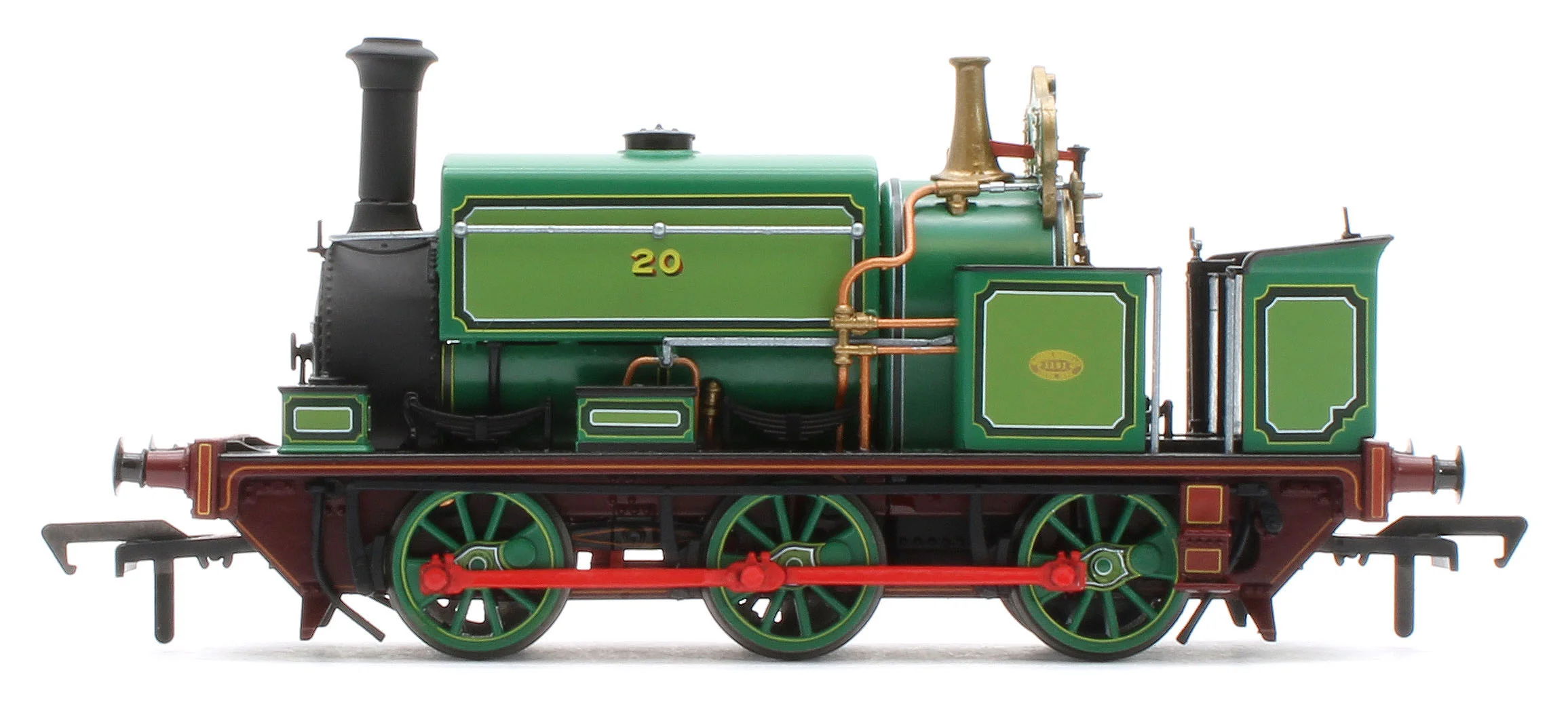 960005 Manning Wardle L Class 'Logan and Hemmingway' No.20 in Lined Green 0-6-0ST Steam Tank Locomotive - Image 2