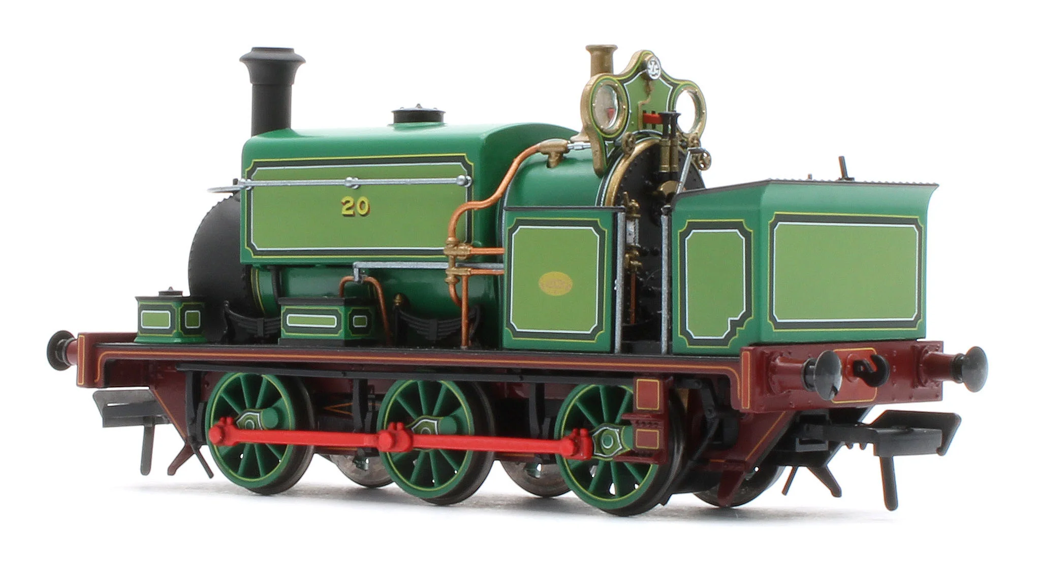 960005 Manning Wardle L Class 'Logan and Hemmingway' No.20 in Lined Green 0-6-0ST Steam Tank Locomotive - Image 3