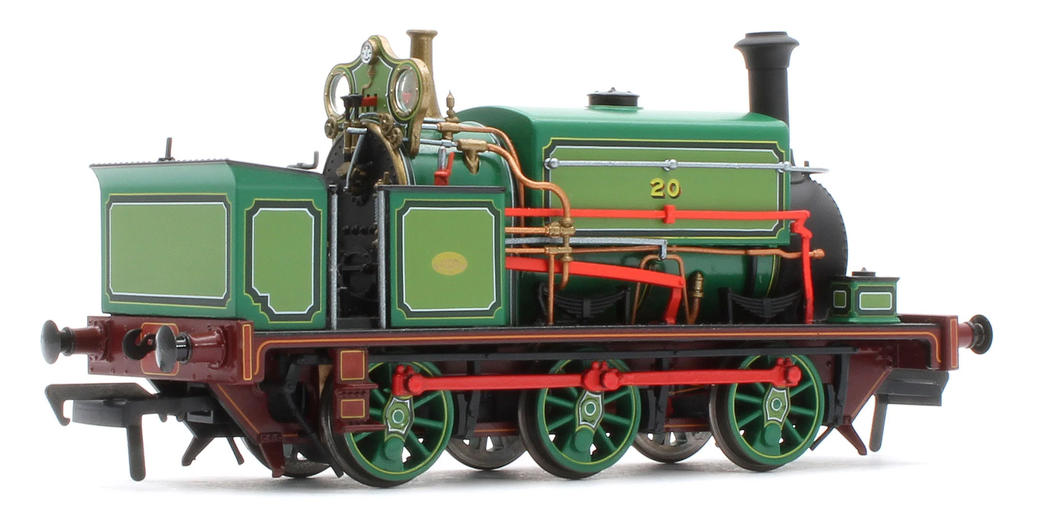 960005 Manning Wardle L Class 'Logan and Hemmingway' No.20 in Lined Green 0-6-0ST Steam Tank Locomotive - Image 4
