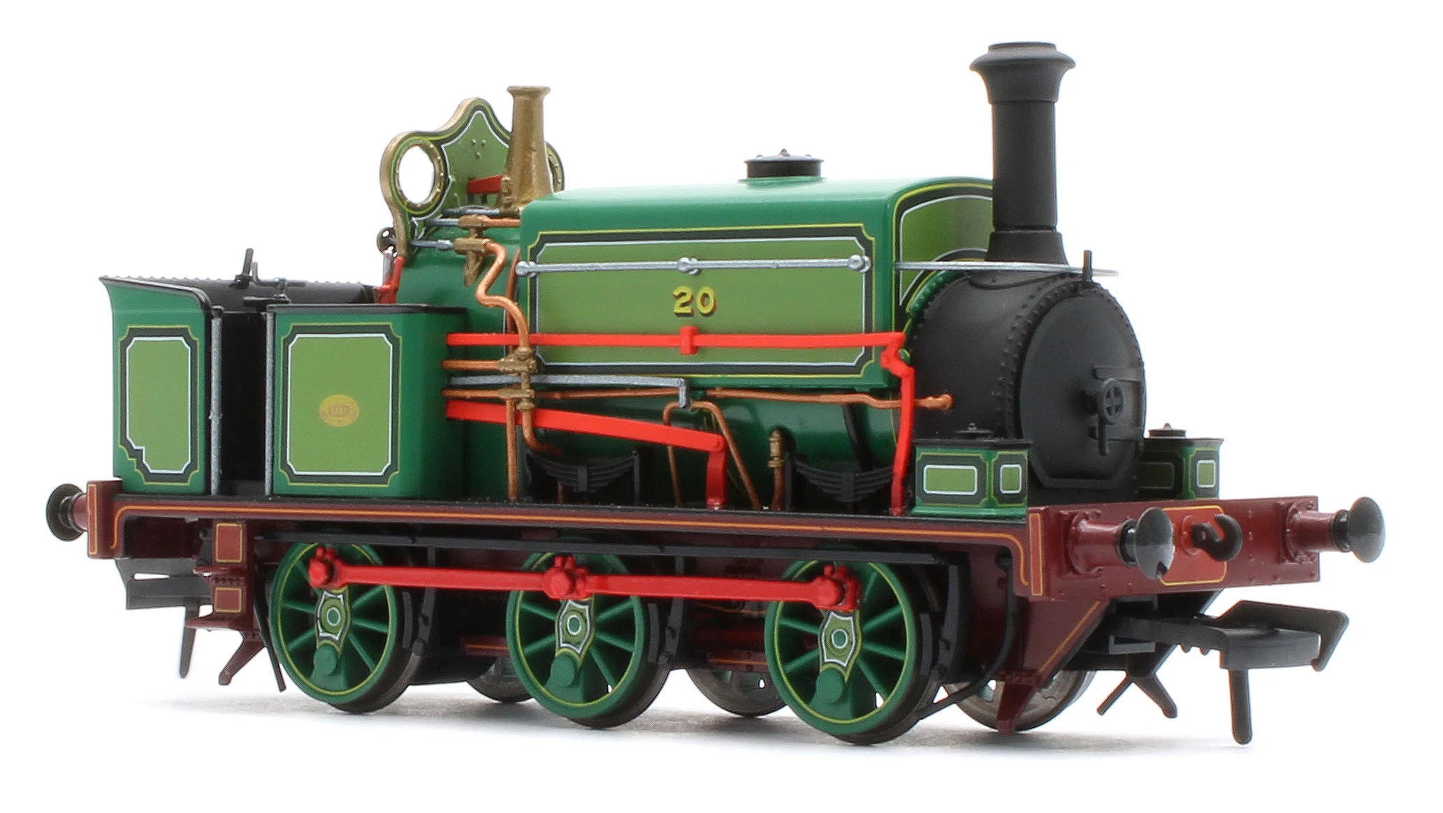 960005 Manning Wardle L Class 'Logan and Hemmingway' No.20 in Lined Green 0-6-0ST Steam Tank Locomotive - Image 6
