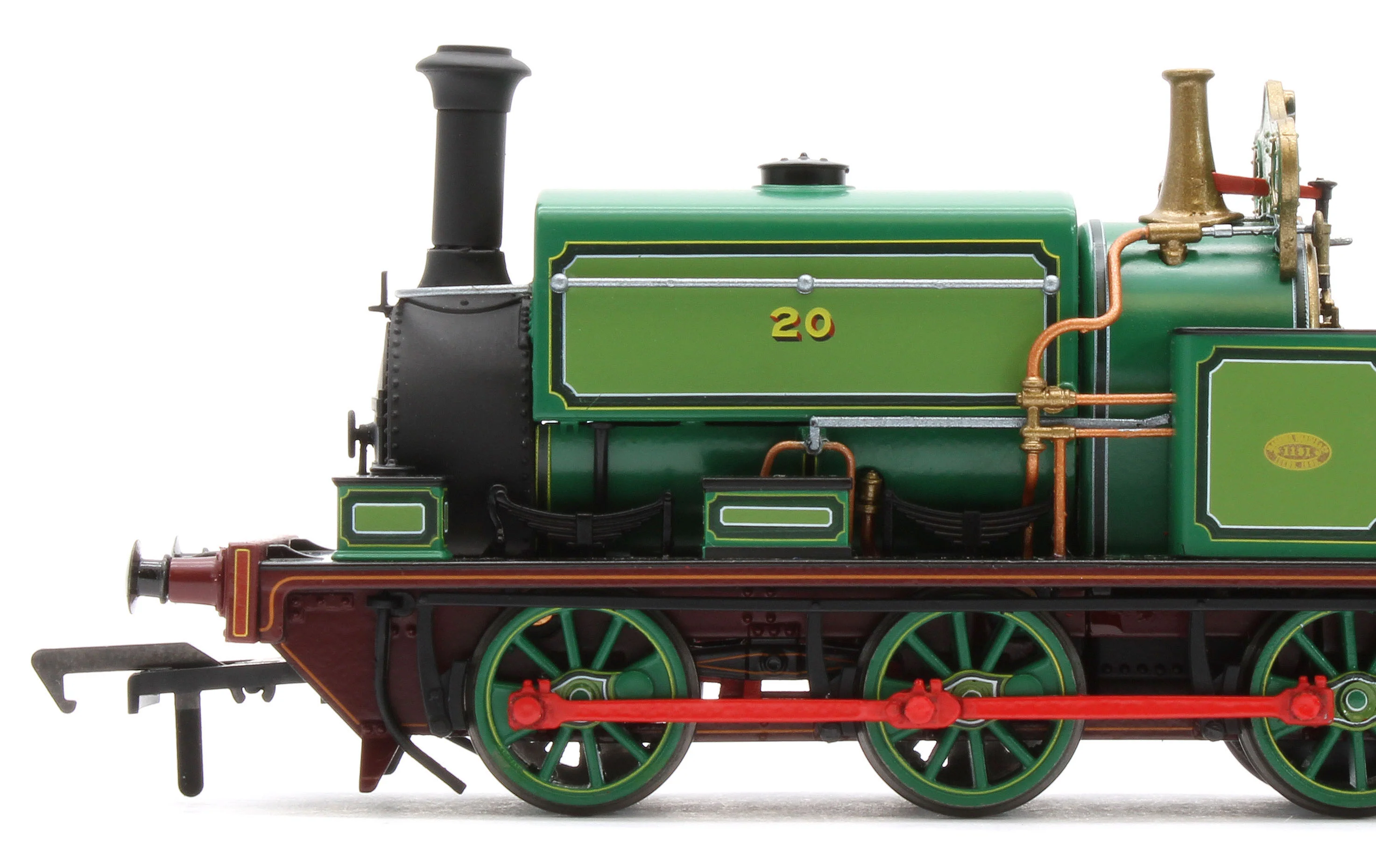 960005 Manning Wardle L Class 'Logan and Hemmingway' No.20 in Lined Green 0-6-0ST Steam Tank Locomotive - Image 9