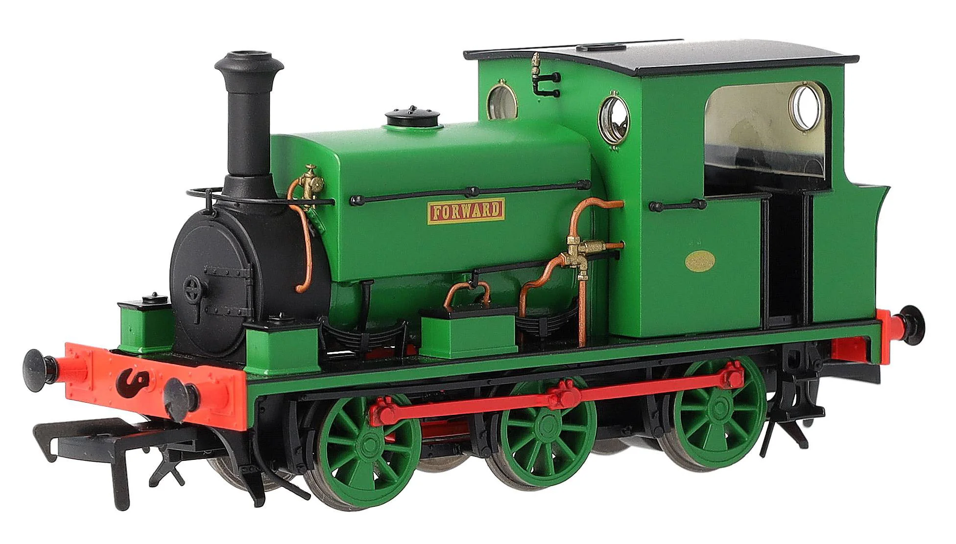 960006 Manning Wardle L Class 'Forward' in Plain Green 0-6-0ST Steam Tank Locomotive