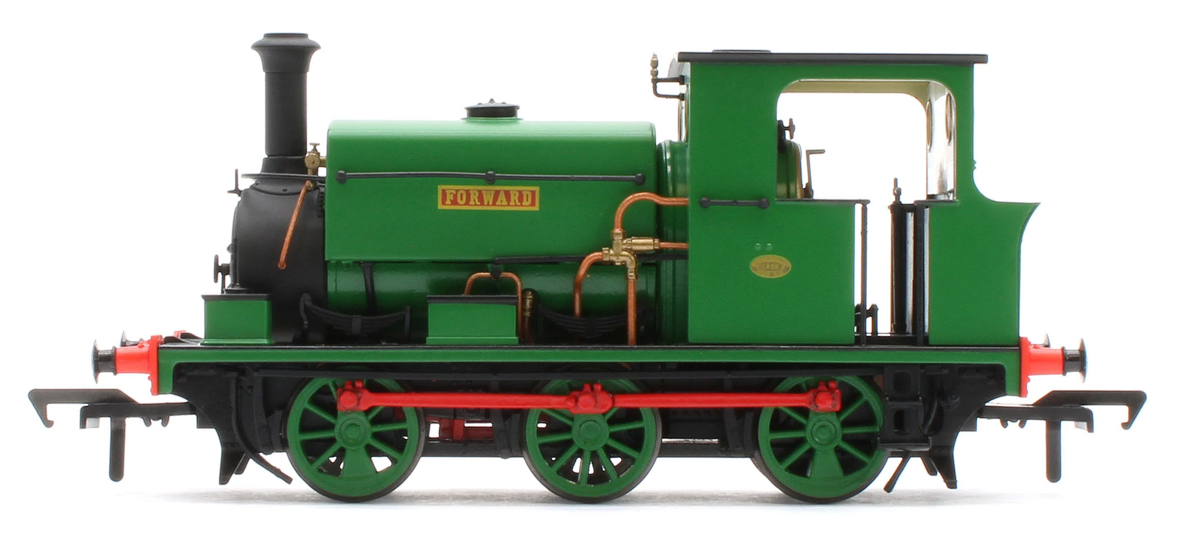 960006 Manning Wardle L Class 'Forward' in Plain Green 0-6-0ST Steam Tank Locomotive - Image 2
