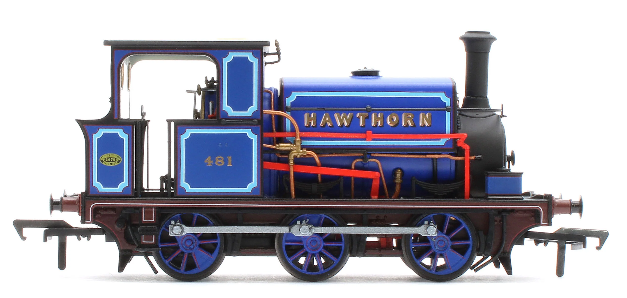 960010 Manning Wardle L Class 'What If' ‘Hawthorn’ No. 481 Bluebell Railway Blue 0-6-0ST Steam Tank Locomotive - Image 5