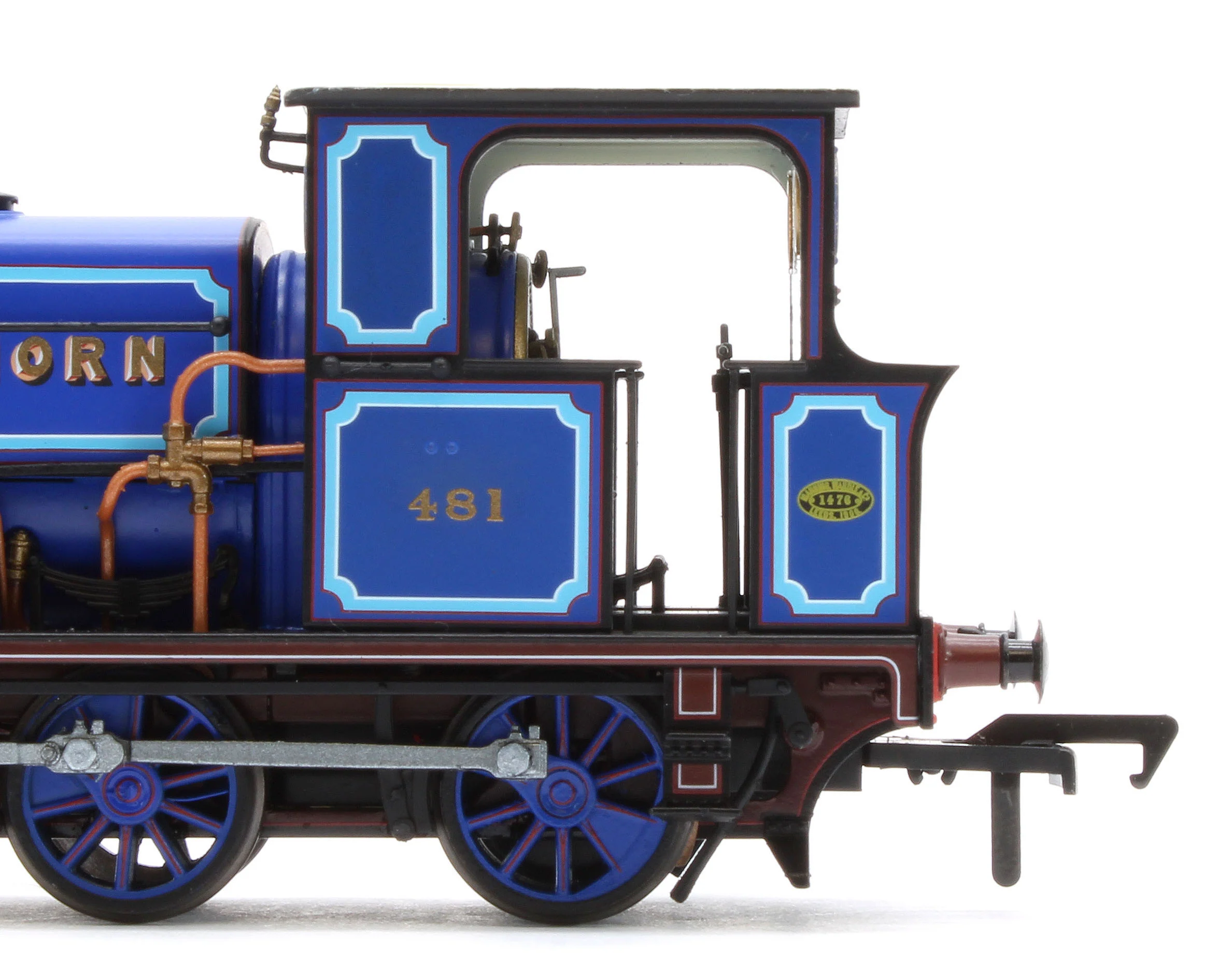 960010 Manning Wardle L Class 'What If' ‘Hawthorn’ No. 481 Bluebell Railway Blue 0-6-0ST Steam Tank Locomotive - Image 9