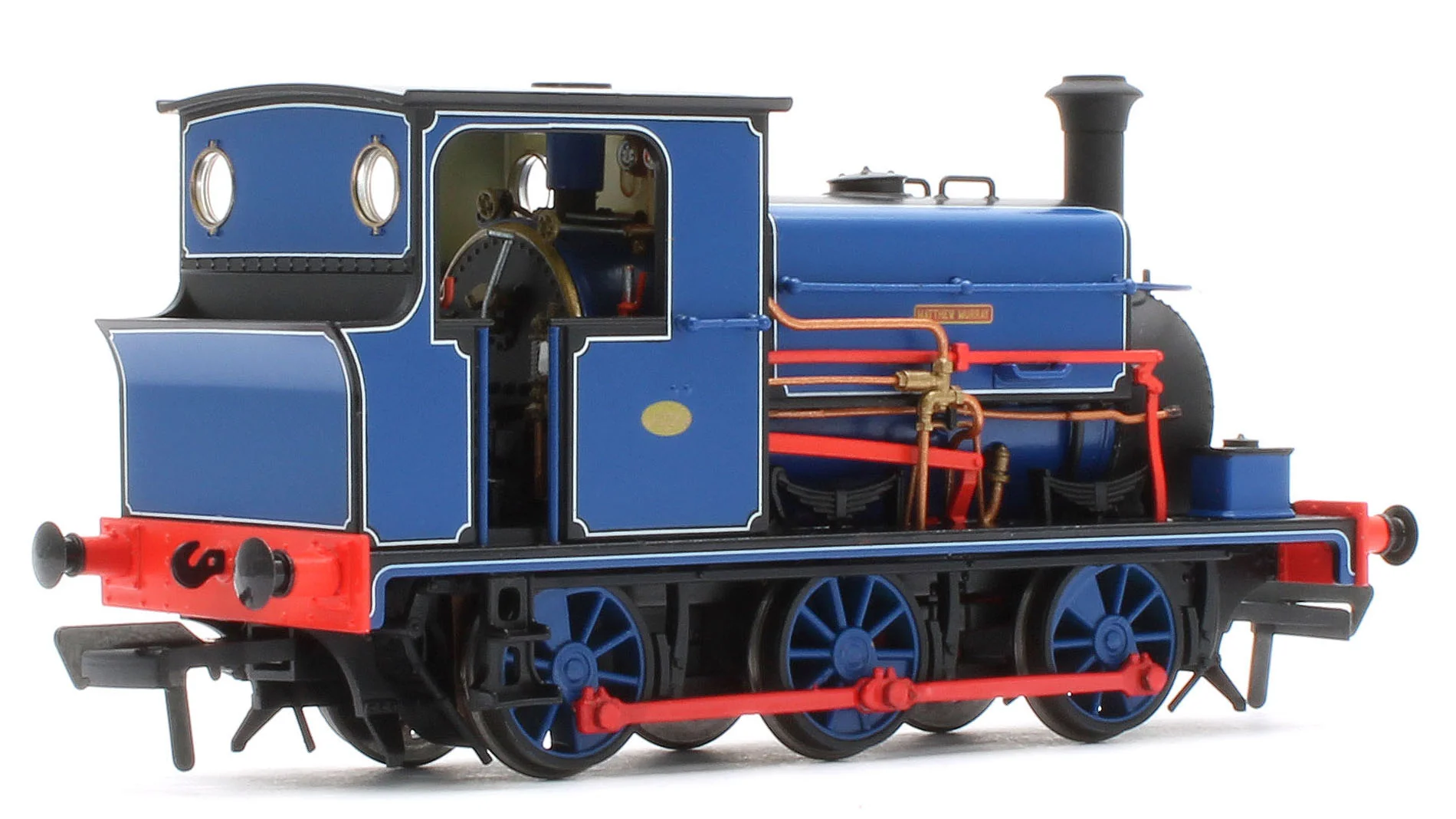 960501 Manning Wardle L Class 'Matthew Murray' in Lined Blue 0-6-0ST Steam Tank Locomotive - DCC Sound - Image 4