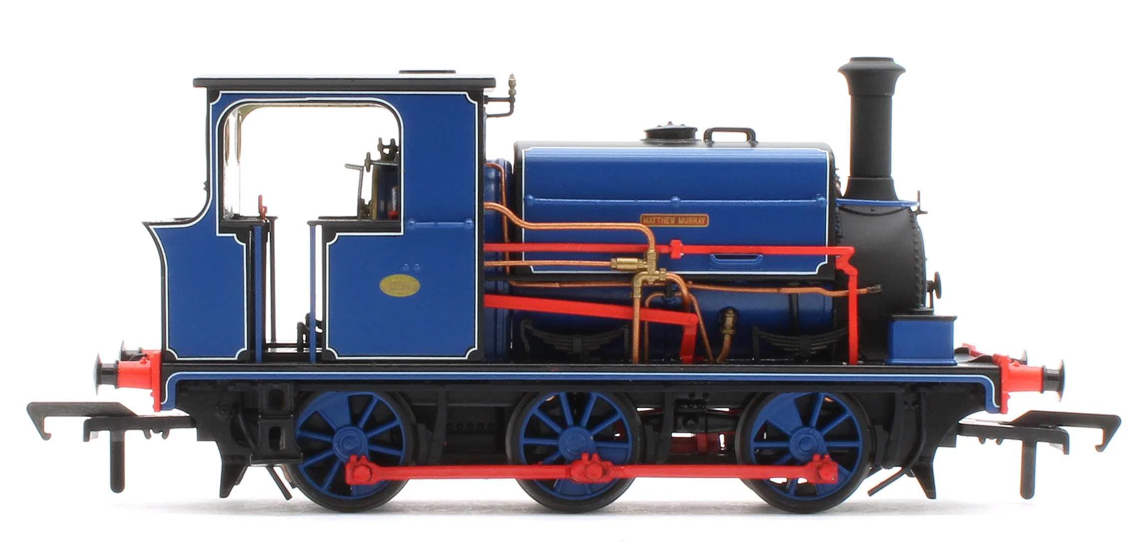 960501 Manning Wardle L Class 'Matthew Murray' in Lined Blue 0-6-0ST Steam Tank Locomotive - DCC Sound - Image 5