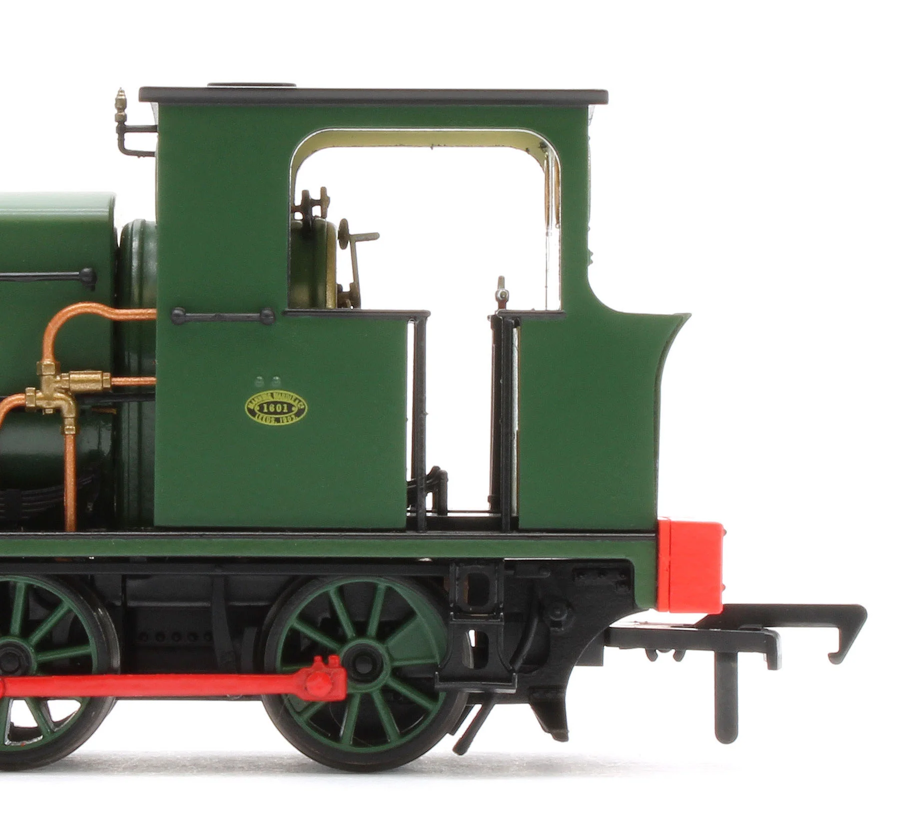 960502 Manning Wardle L Class 'Arthur' in Plain Green 0-6-0ST Steam Tank Locomotive - DCC Sound - Image 10