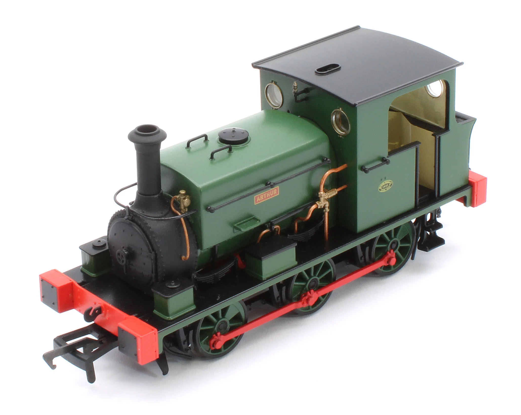 960502 Manning Wardle L Class 'Arthur' in Plain Green 0-6-0ST Steam Tank Locomotive - DCC Sound - Image 11
