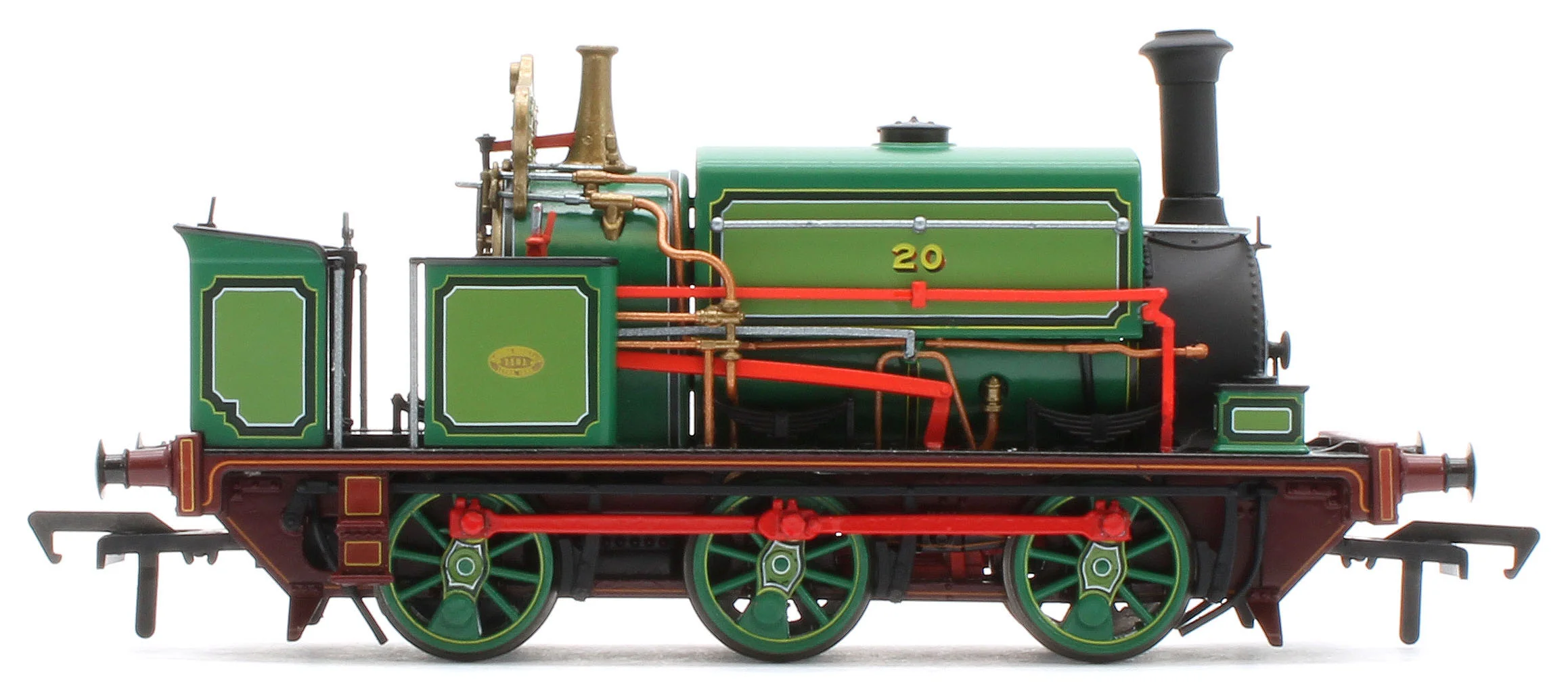 960505 Manning Wardle L Class 'Logan and Hemmingway' No.20 in Lined Green 0-6-0ST Steam Tank Locomotive - DCC Sound - Image 5