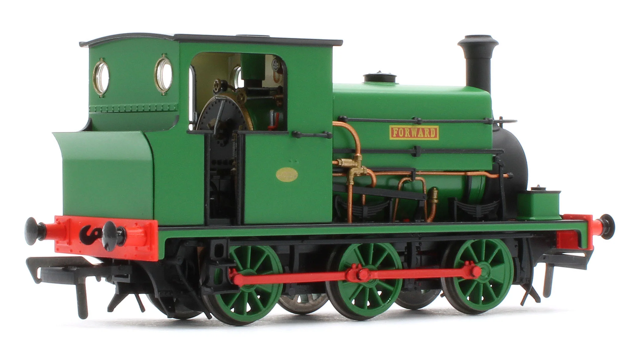 960506 Manning Wardle L Class 'Forward' in Plain Green 0-6-0ST Steam Tank Locomotive - DCC Sound - Image 4