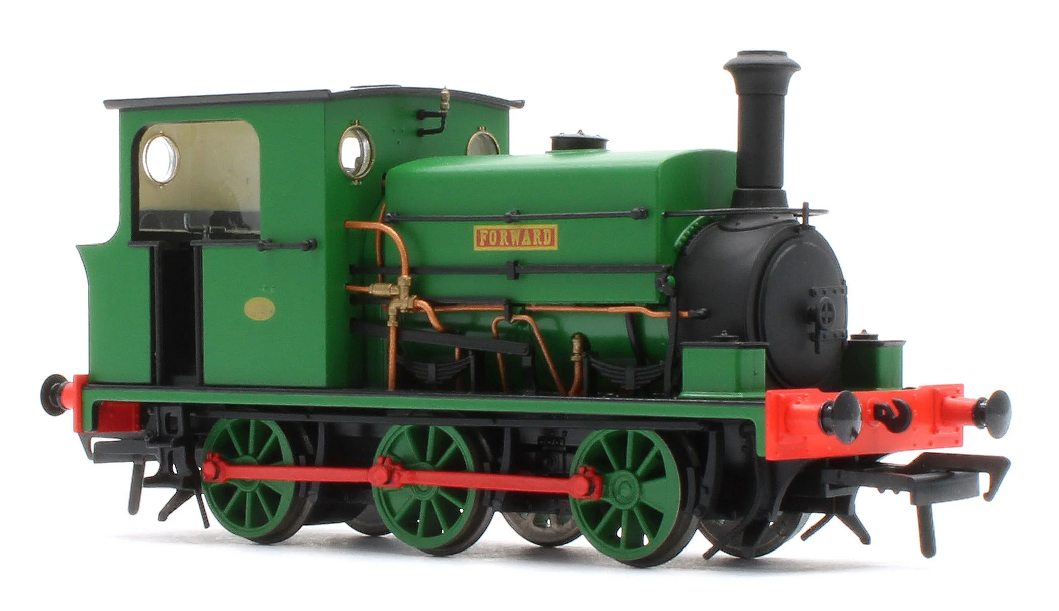 960506 Manning Wardle L Class 'Forward' in Plain Green 0-6-0ST Steam Tank Locomotive - DCC Sound - Image 6