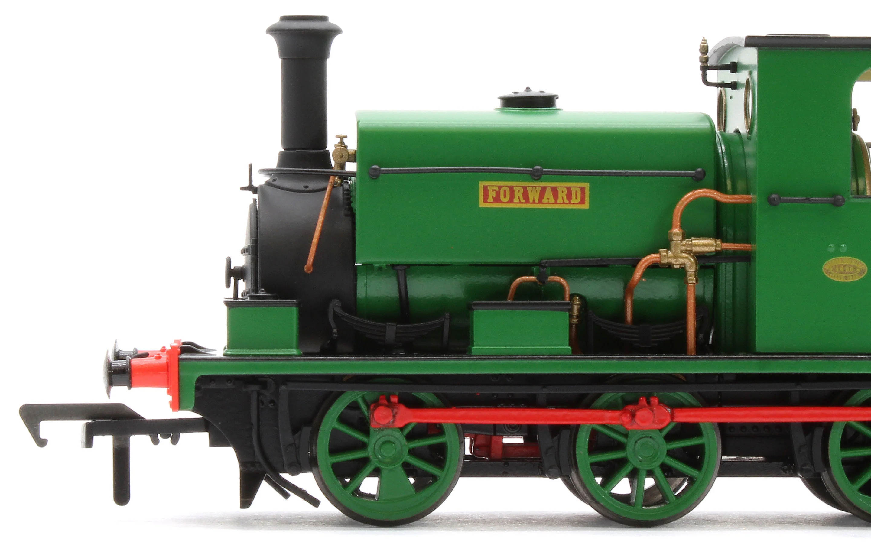960506 Manning Wardle L Class 'Forward' in Plain Green 0-6-0ST Steam Tank Locomotive - DCC Sound - Image 9