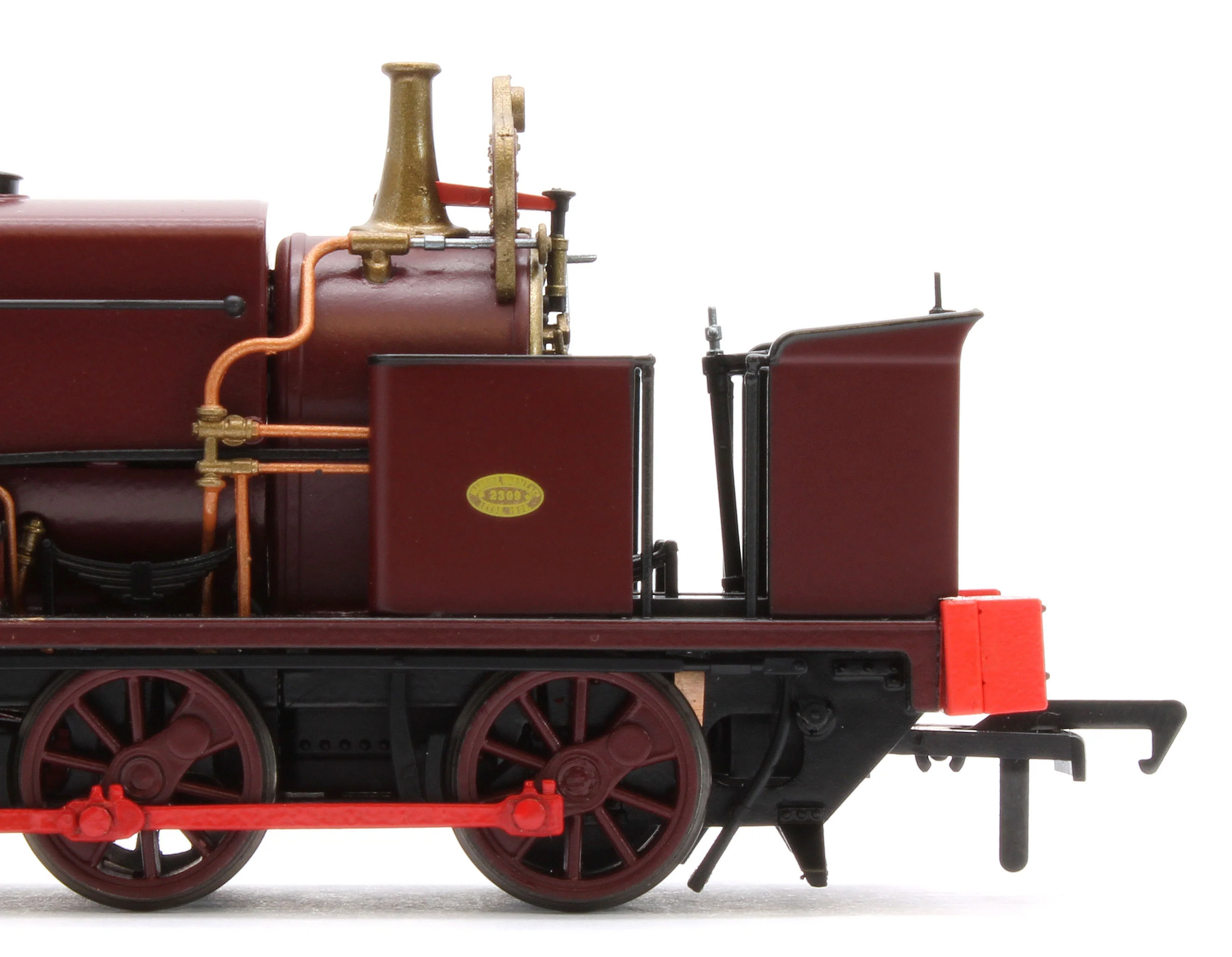 960508 Manning Wardle L Class Unnumbered in Plain Red 0-6-0ST Steam Tank Locomotive - DCC Sound - Image 10